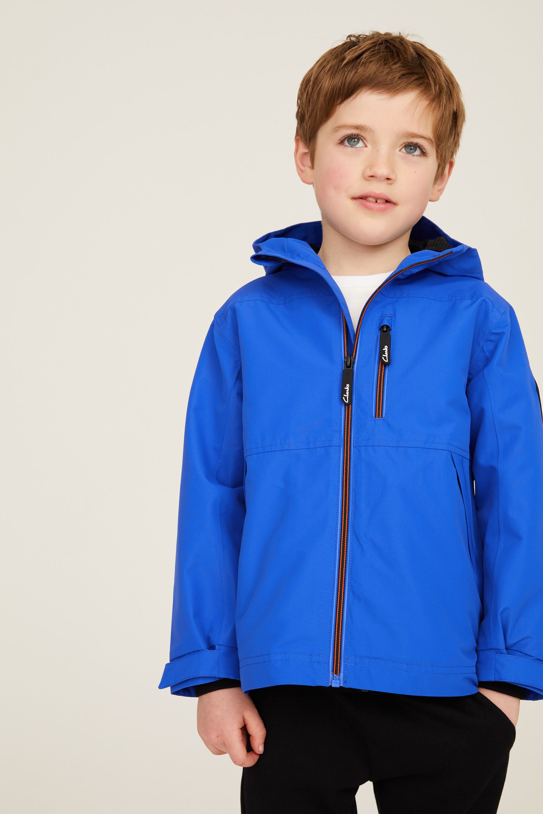 Buy Clarks Cobalt Blue Boys Water Resistant Jacket from Next Luxembourg
