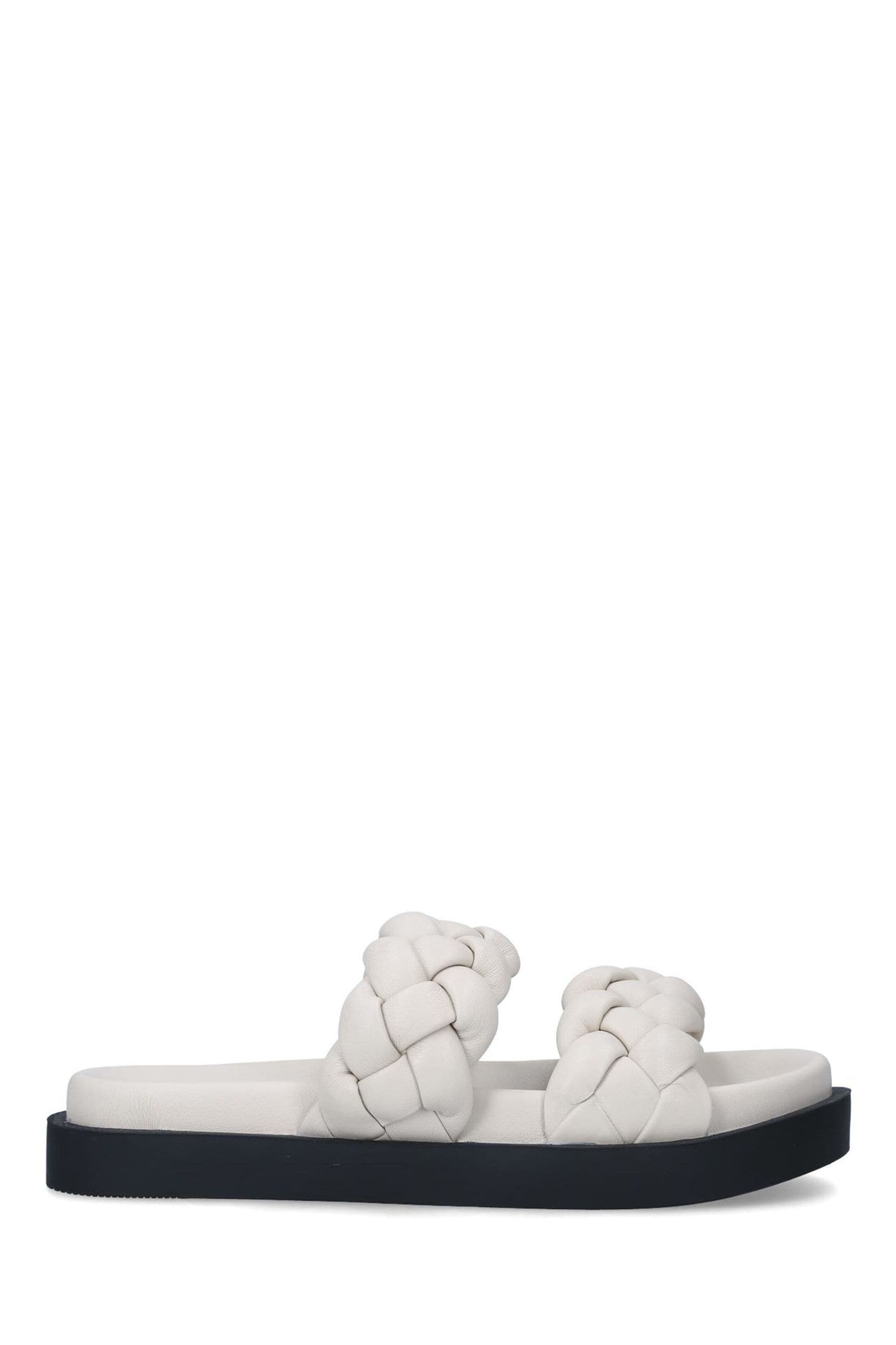 Buy KG Kurt Geiger London Womens Cream RATH Sandals from Next Luxembourg
