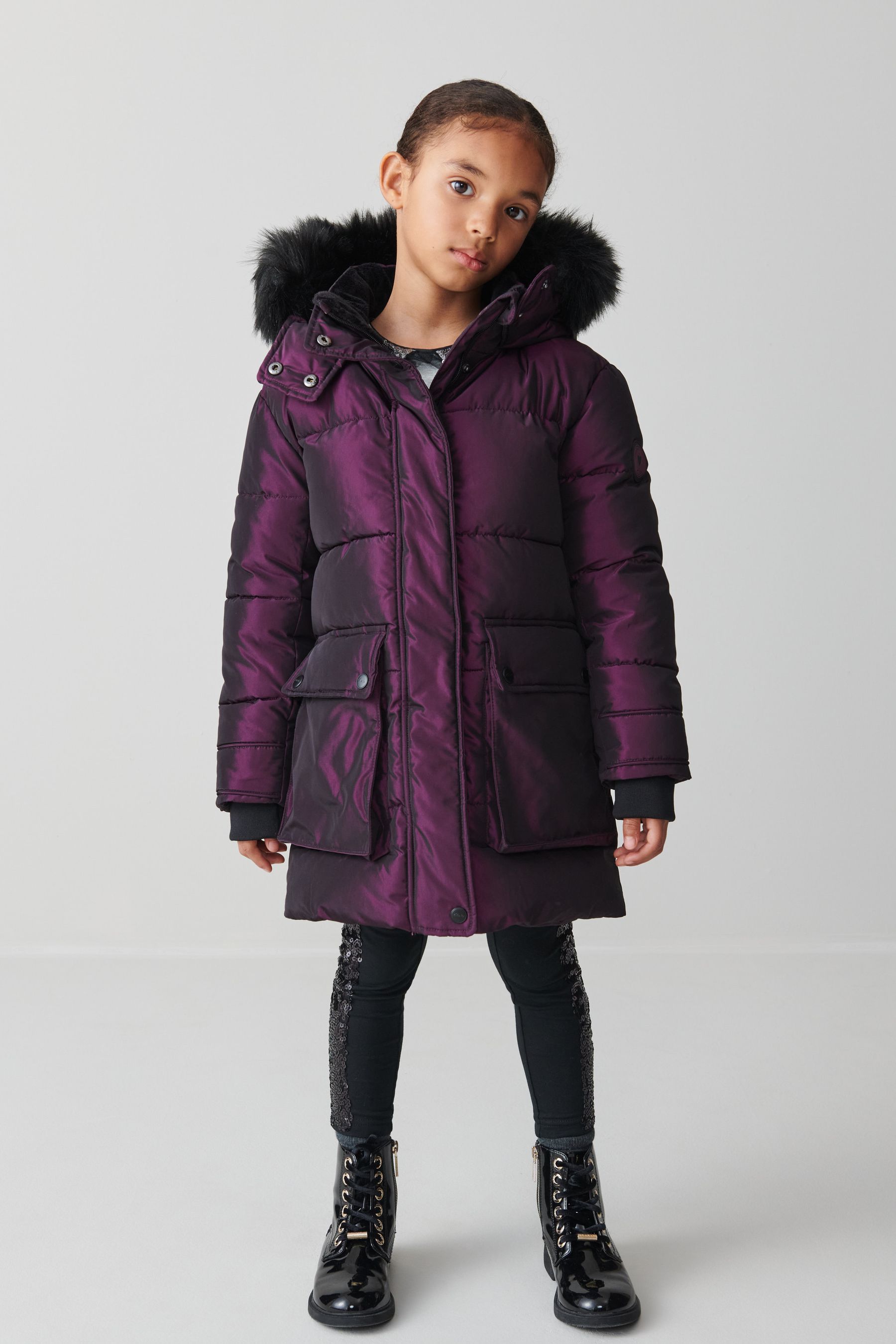 Purple girls jacket deals