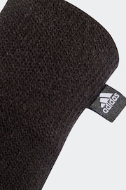 adidas Black Adult 3-Stripes Conductive Gloves - Image 3 of 3