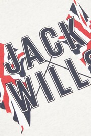 Jack Wills Grey GBR BB Crew Sweatshirt - Image 3 of 3