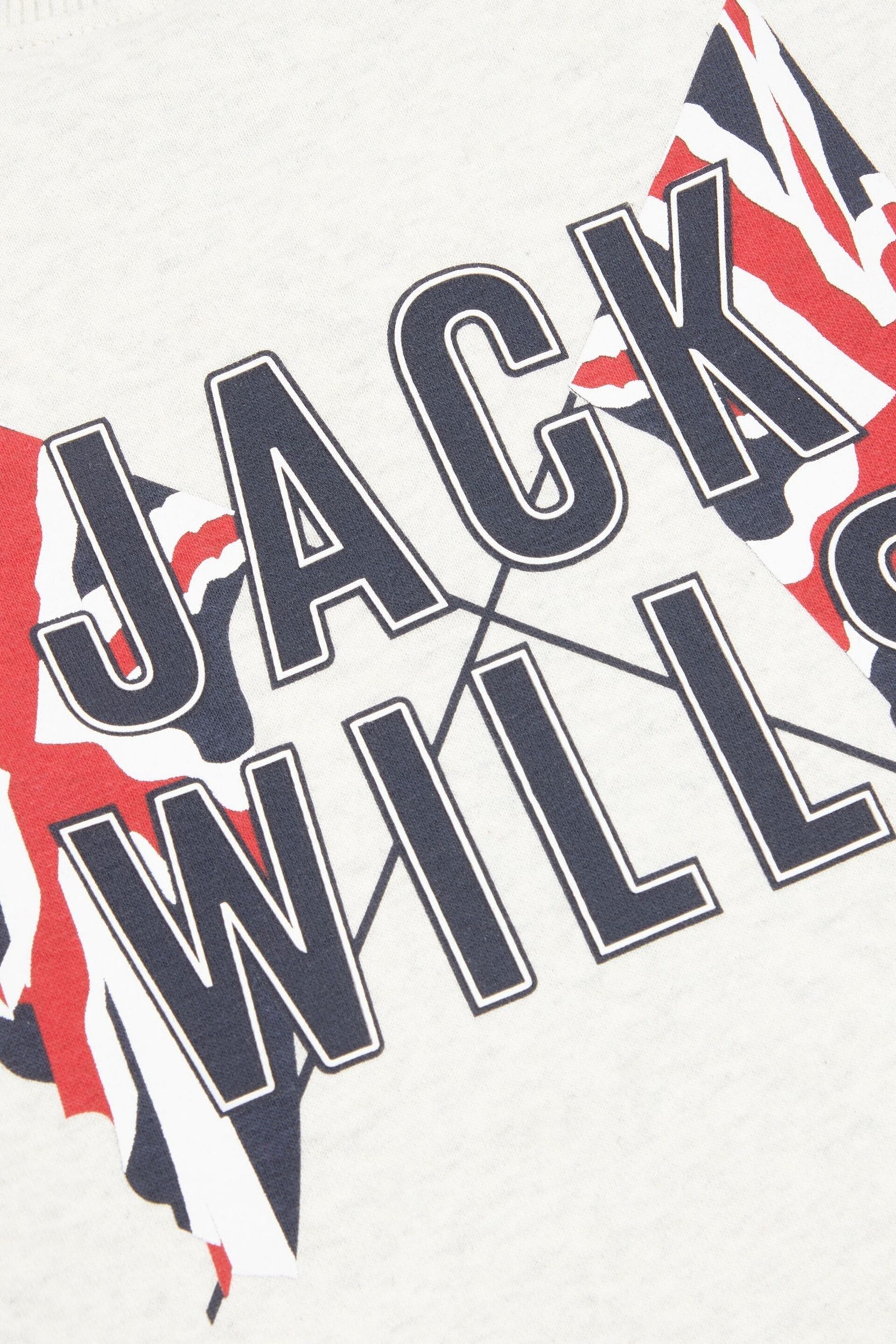 Jack Wills Grey GBR BB Crew Sweatshirt - Image 3 of 3