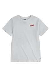 Levi's® White Small Chest Batwing Logo T-Shirt - Image 4 of 5