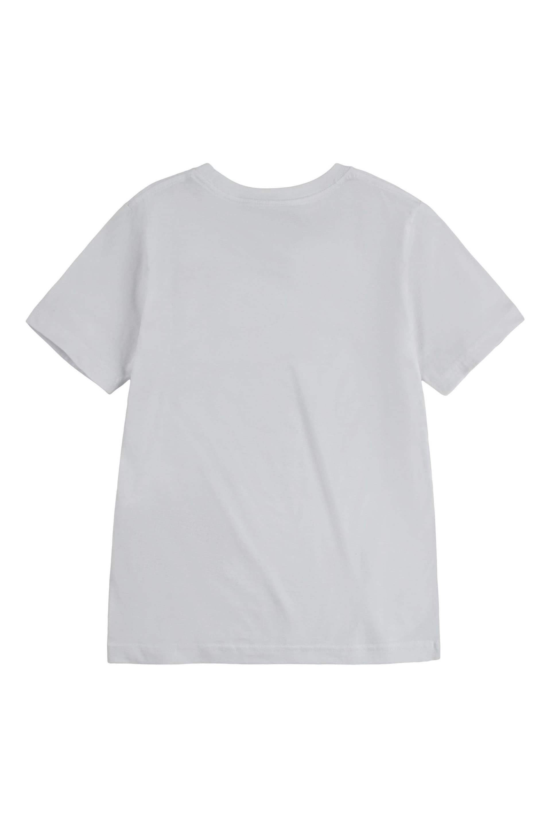 Levi's® White Small Chest Batwing Logo T-Shirt - Image 5 of 5