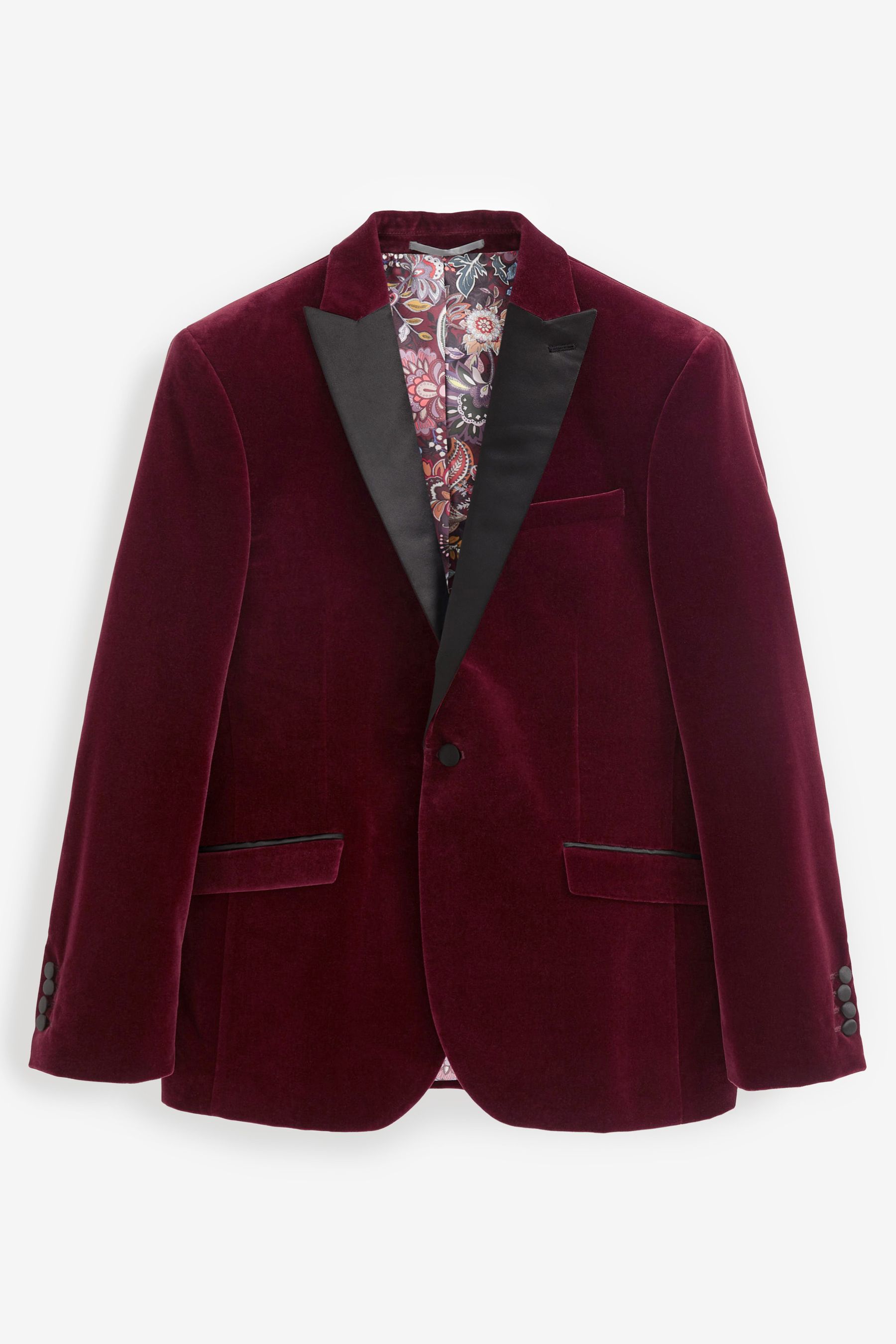 Burgundy velvet sport coat best sale