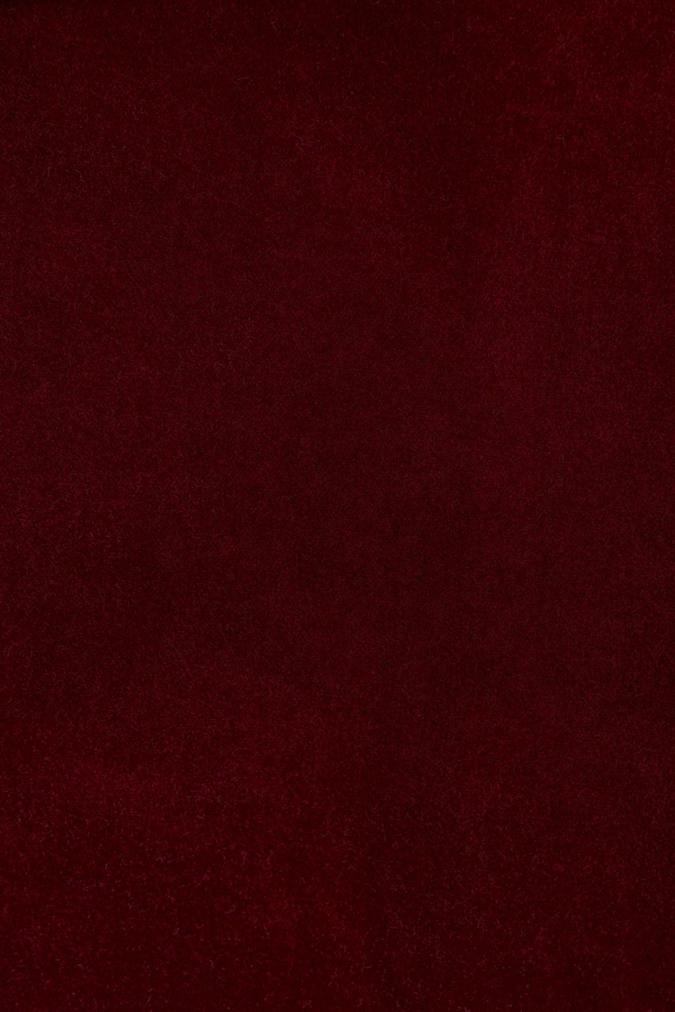 Burgundy Red Slim Fit Signature Pontoglio Italian Fabric Velvet Blazer - Image 15 of 15