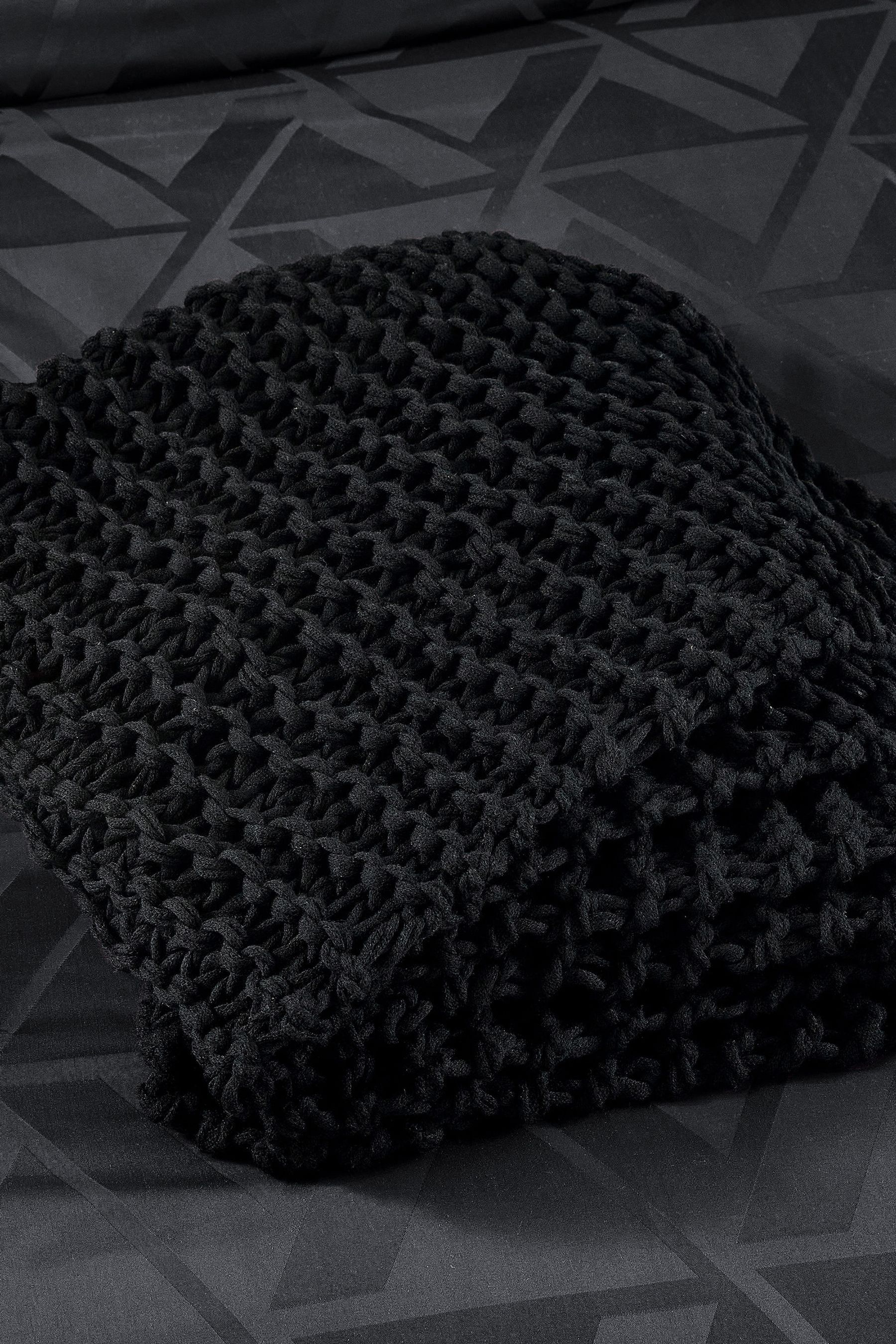 Buy Nalu Nicole Scherzinger Black Akela Chunky Knit Throw from the Next UK online shop