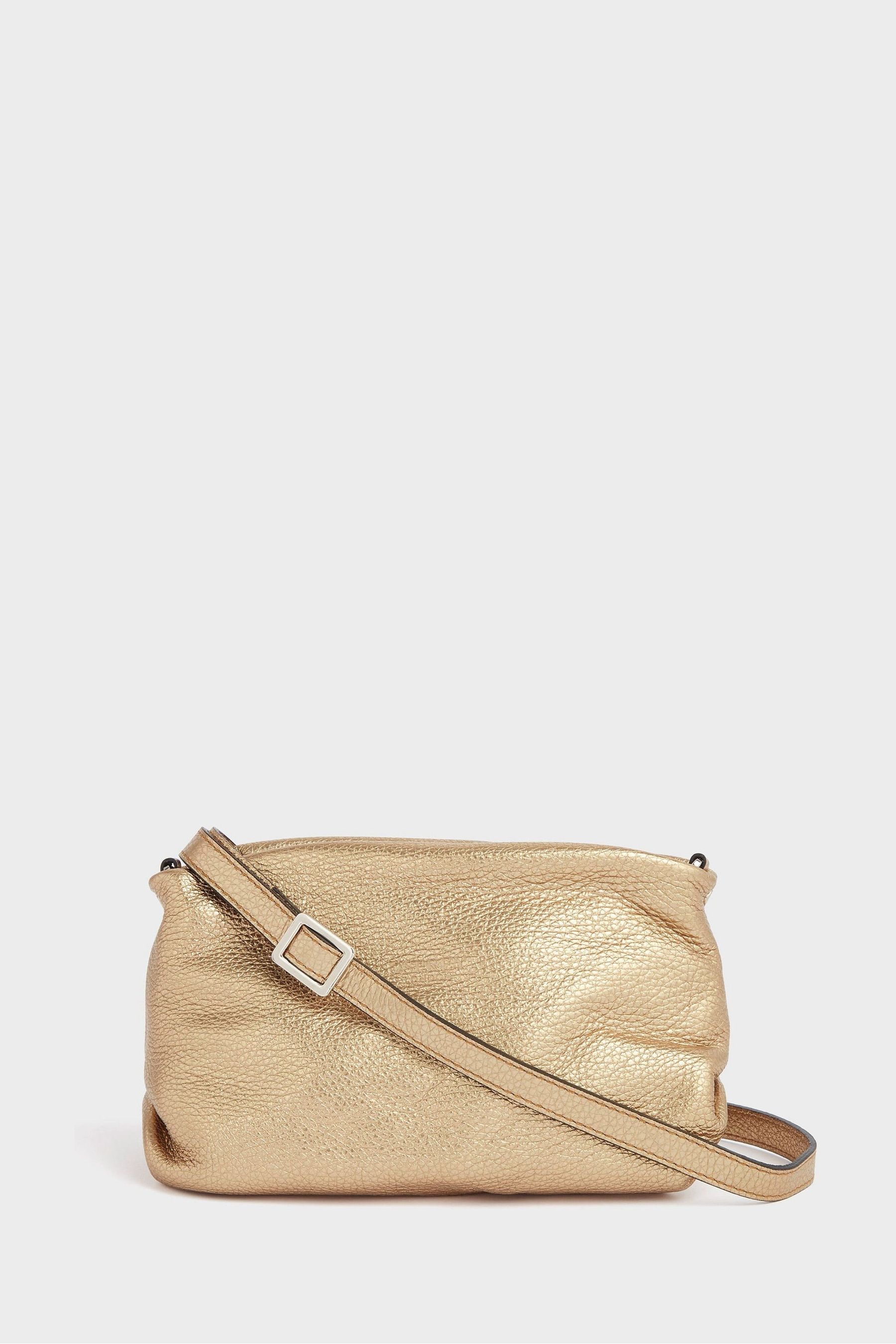 Buy OSPREY LONDON The Carina Shrug Italian Leather Midnight Pearl Midnight Handbag from Next USA