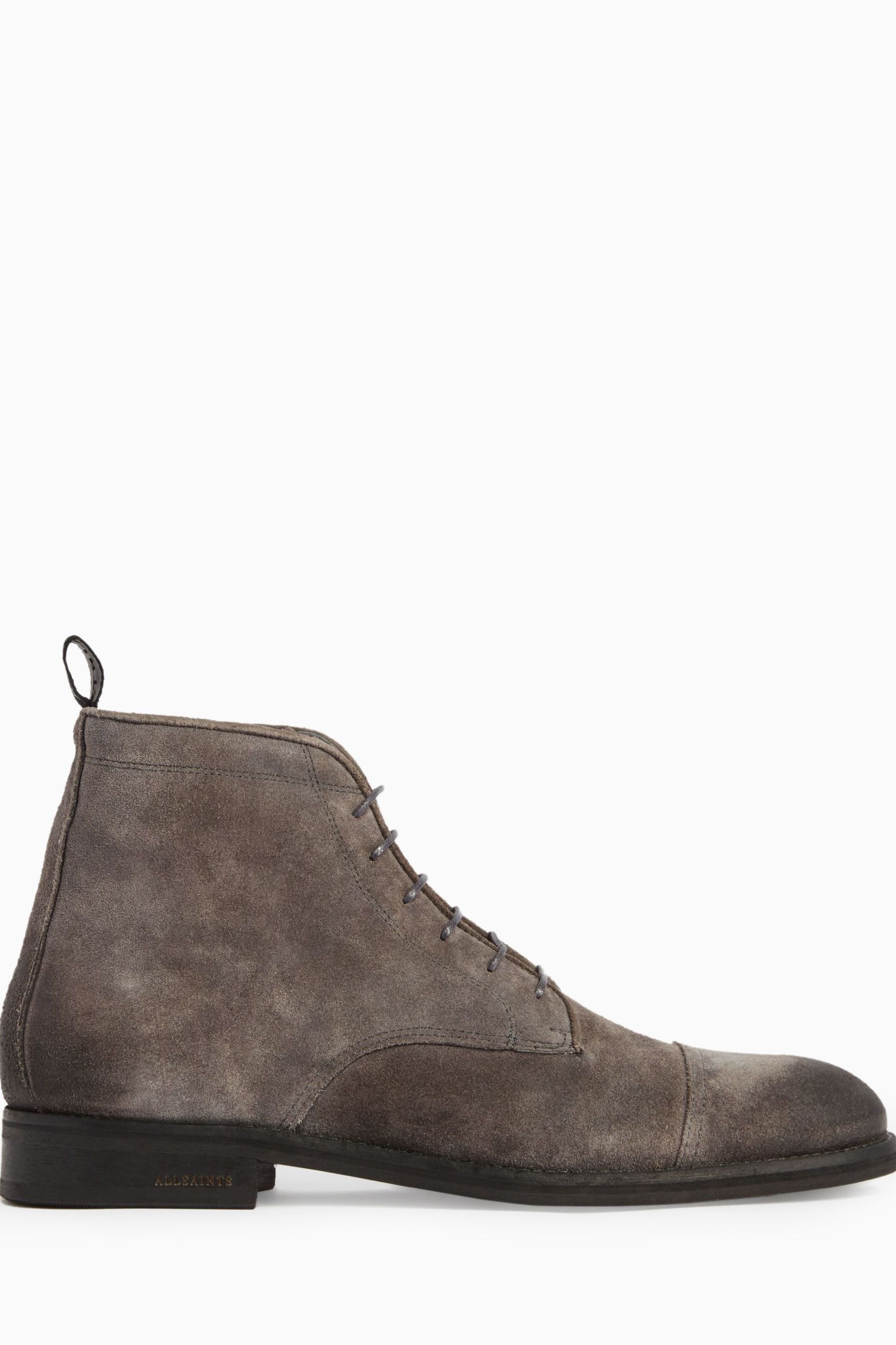 Buy AllSaints Brown Harland Suede Boots from Next Luxembourg
