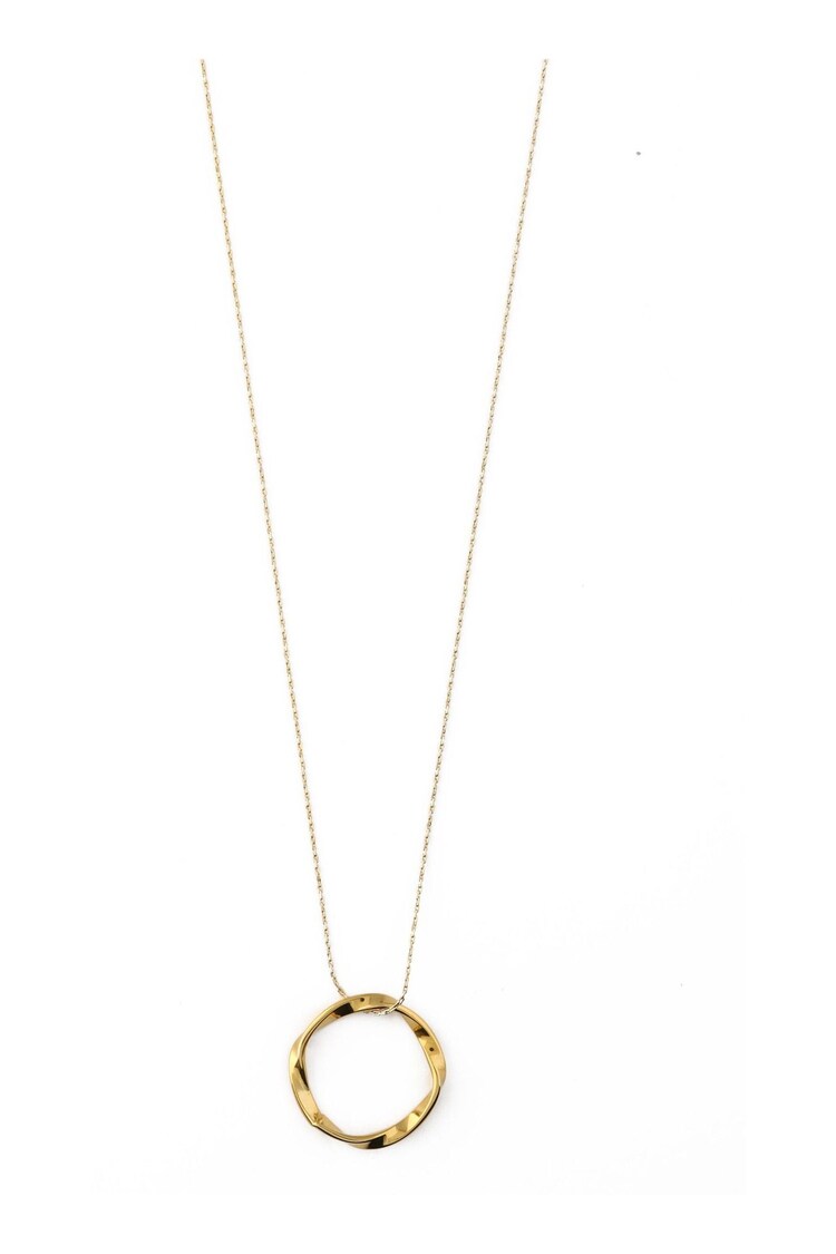 Orelia London Organic Open Circle Mid Length Necklace - Image 1 of 2