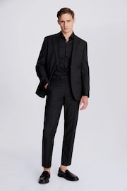 MOSS Black Stretch Suit: Jacket - Image 5 of 8