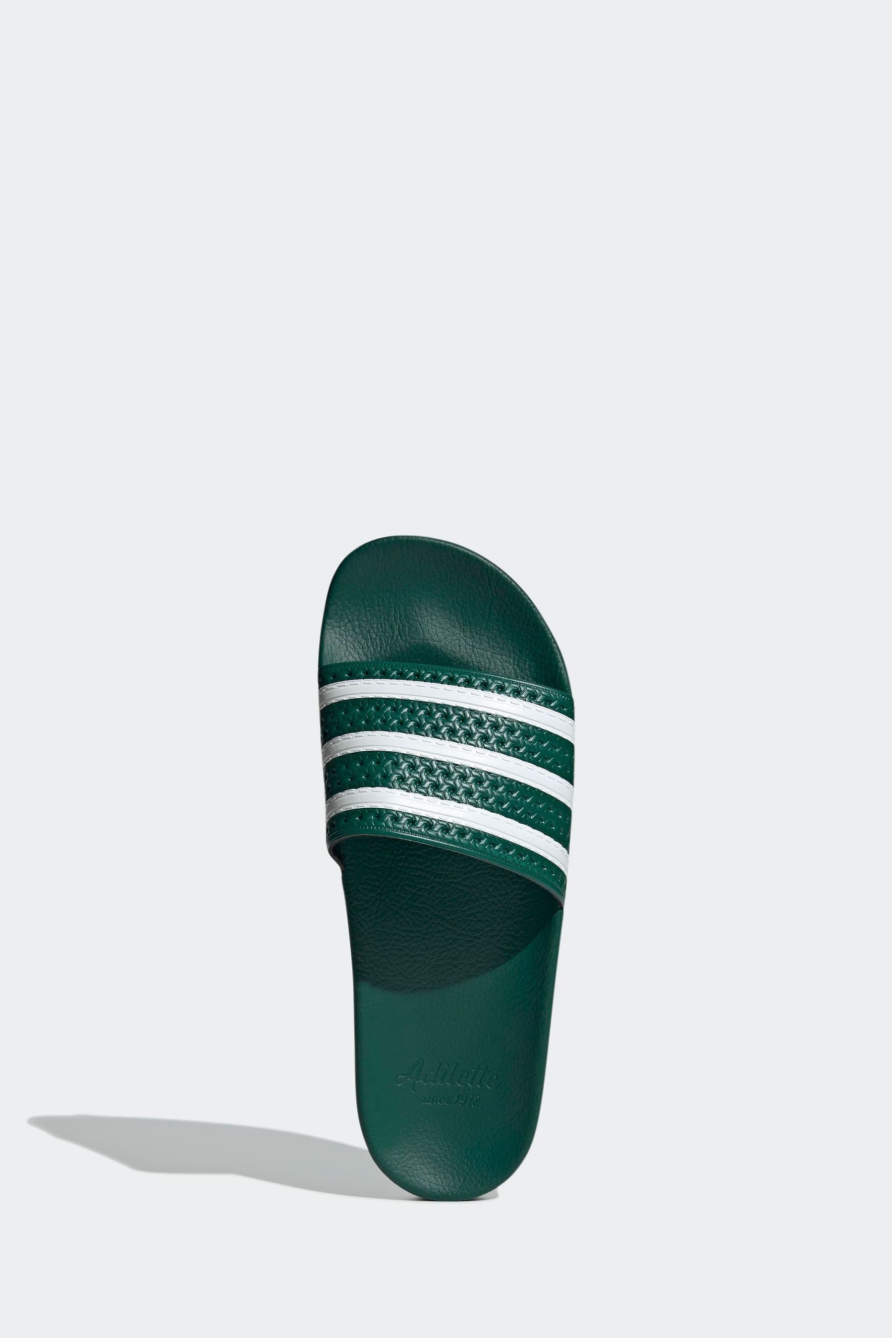 Green adilette slides clearance