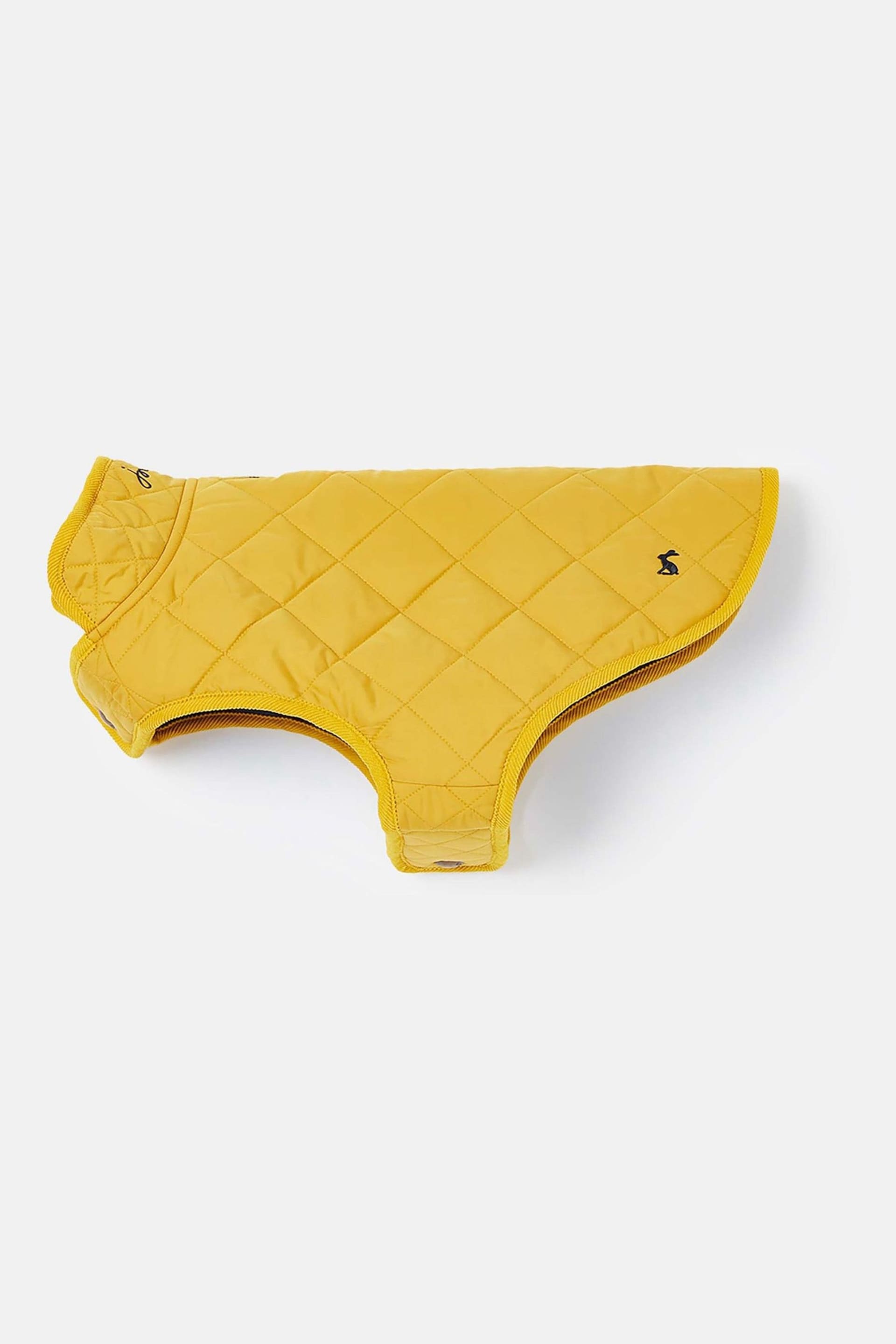 Joules Yellow Quilted Dog Coat - Image 3 of 4