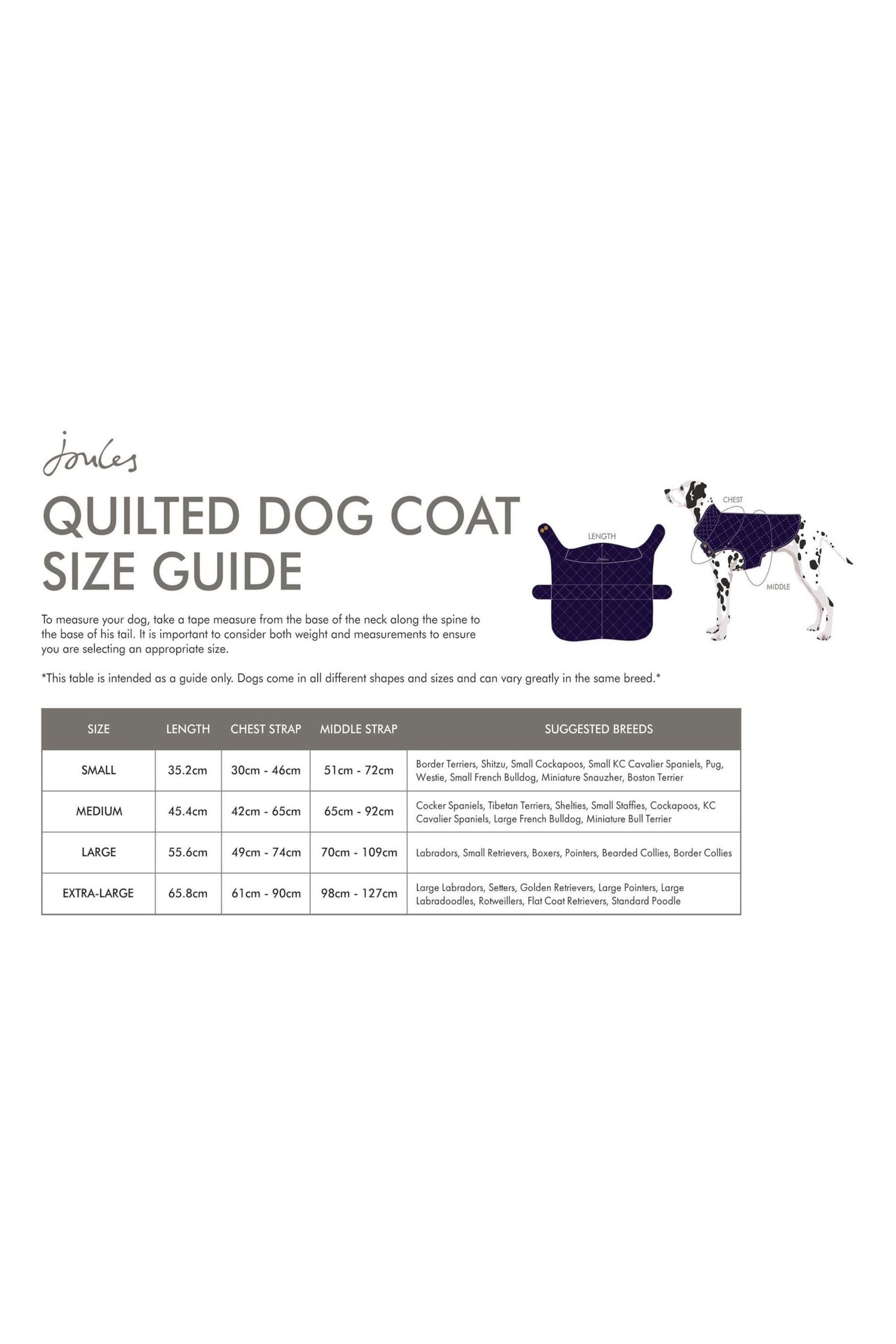 Joules Yellow Quilted Dog Coat - Image 4 of 4