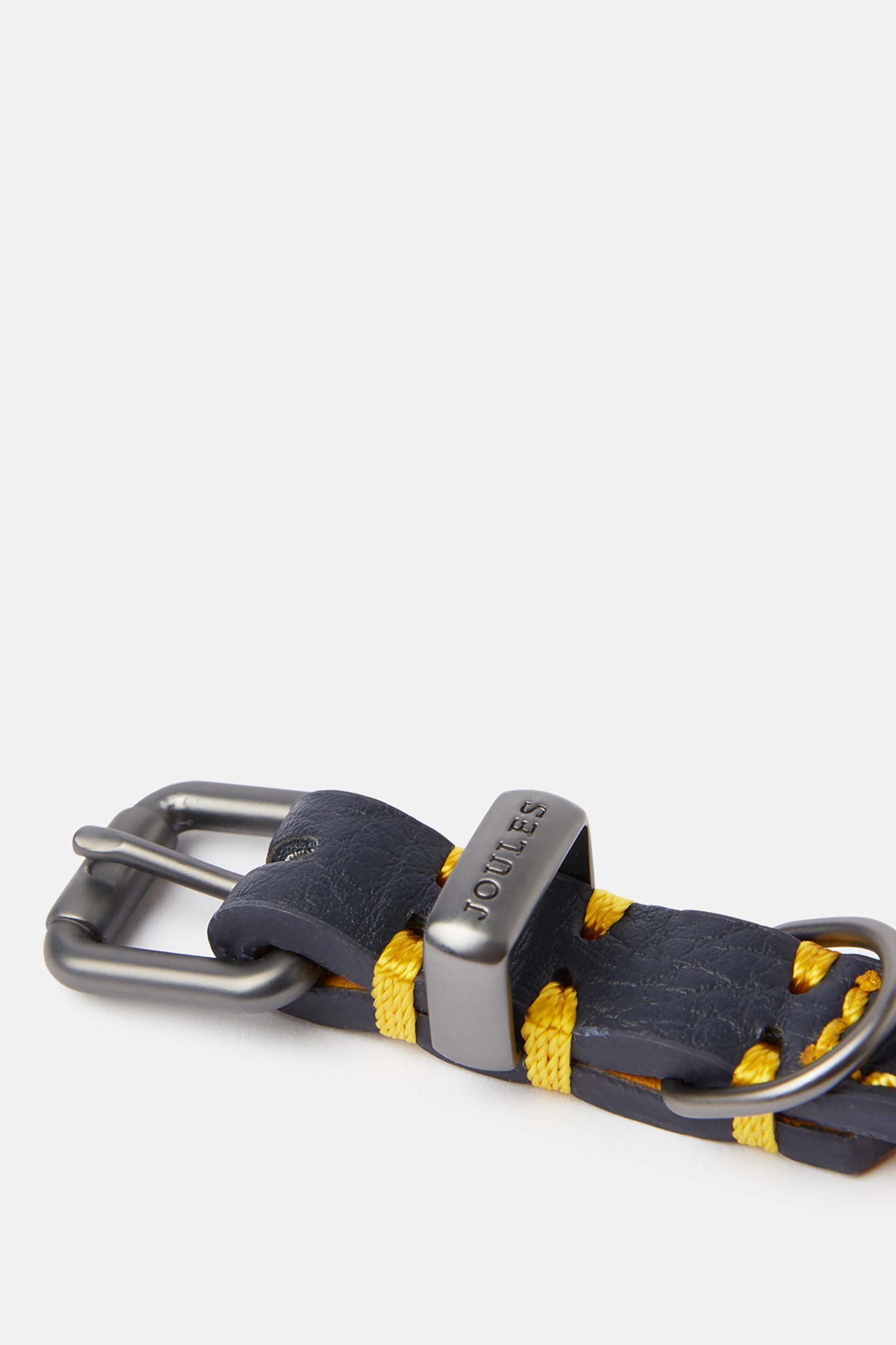 Joules Blue Adjustable Leather Dog Collar - Image 4 of 4