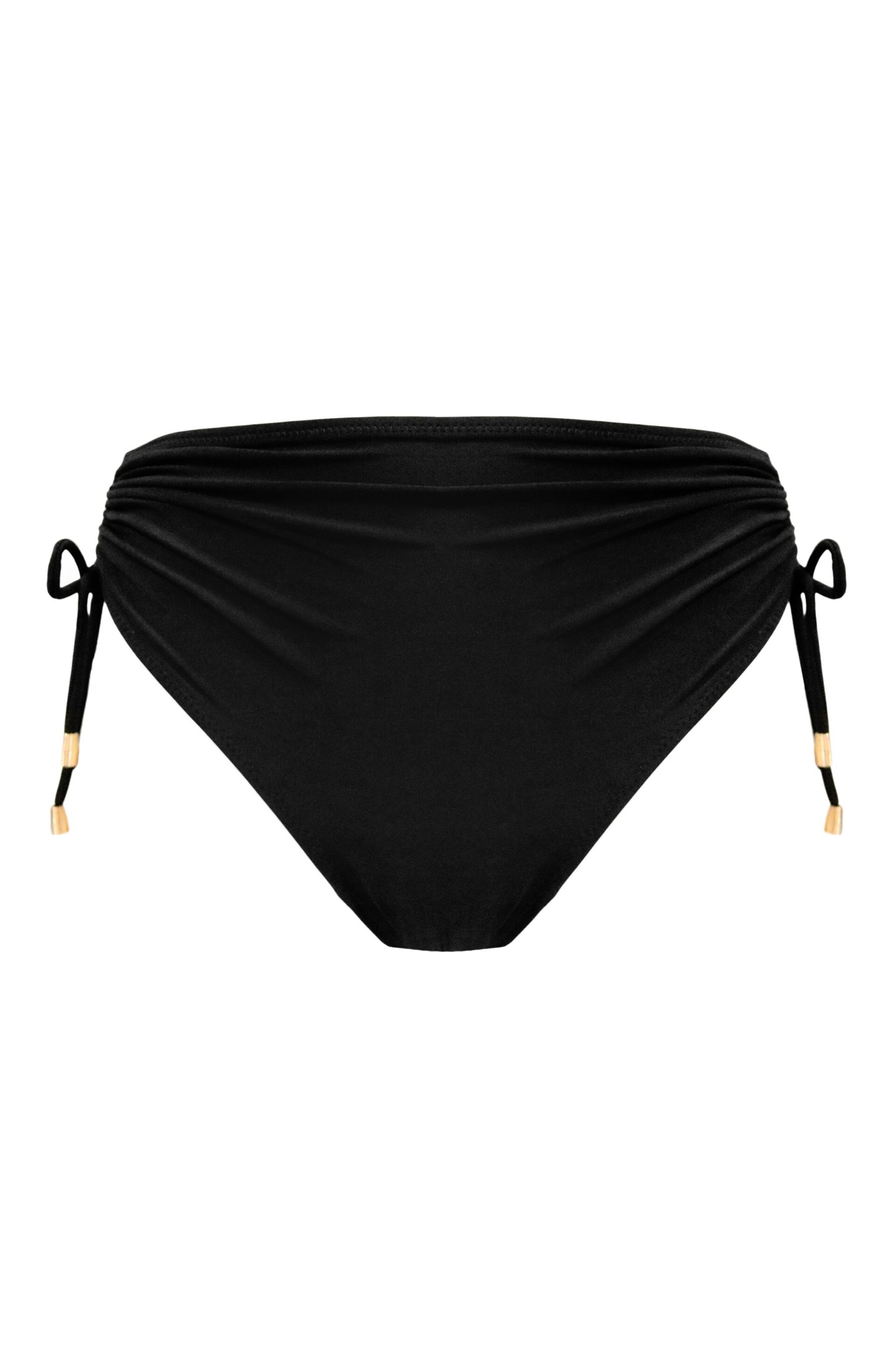 Pour Moi Black Tie Side Santa Cruz Bikini Briefs - Image 4 of 5