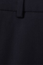 Reiss Navy Joanne Petite Slim Fit Tailored Trousers - Image 4 of 5