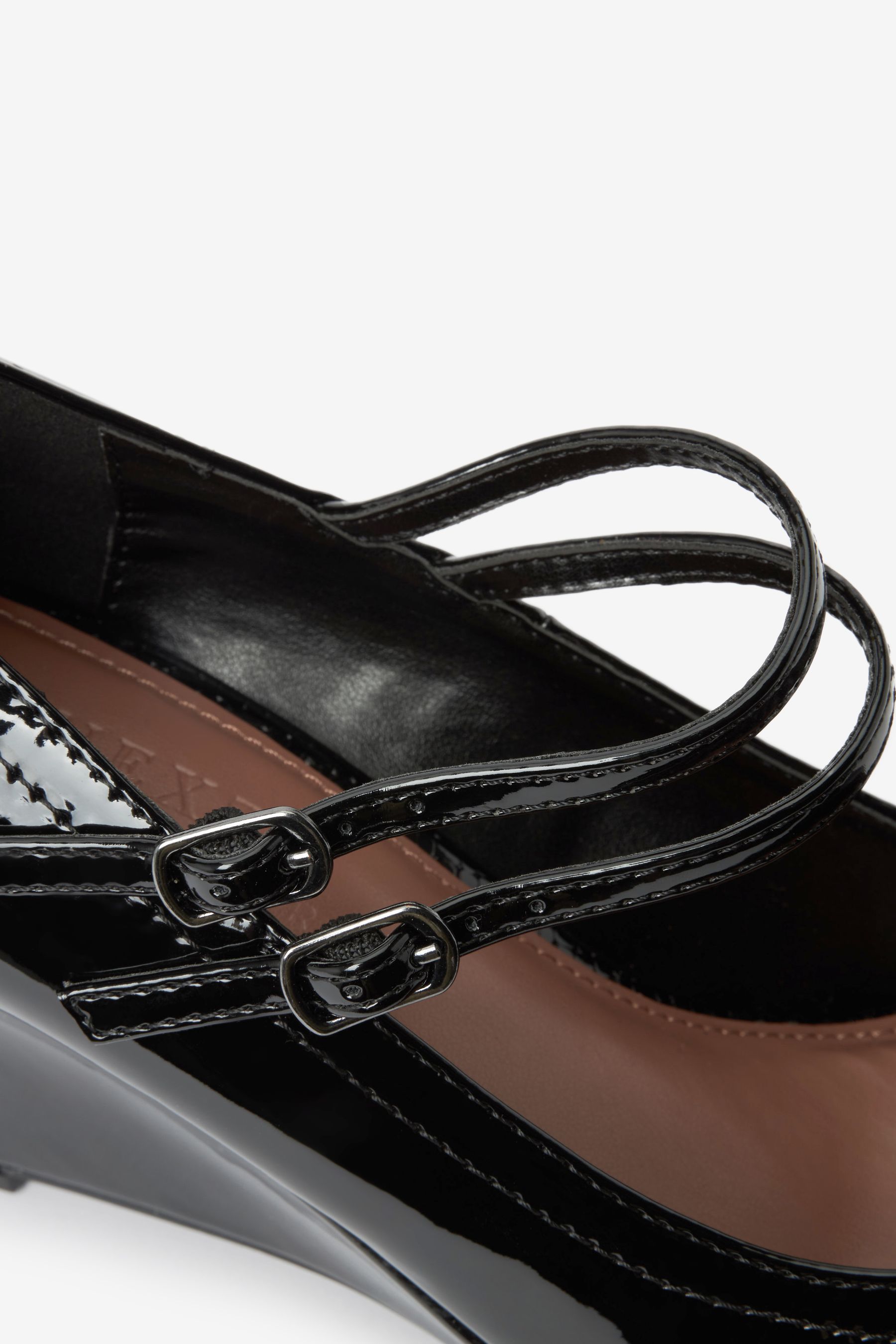 Buy Black Forever Comfort Mary Jane Wedge Shoes from Next Luxembourg