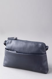 Lakeland Leather Blue Small Rydal Leather Cross-Body Bag - Image 3 of 4