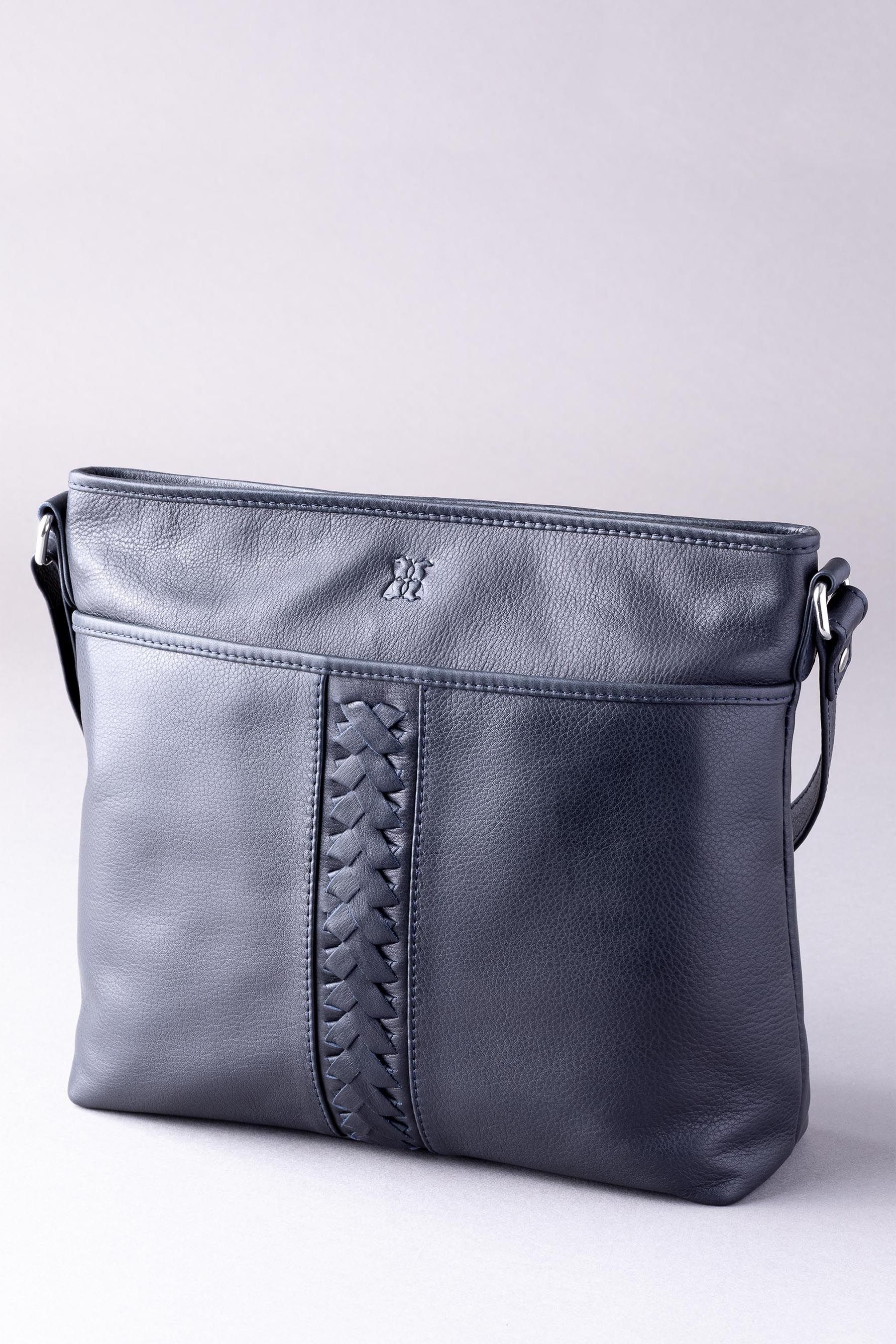 Buy Lakeland Leather Navy Farlam Leather Cross Body Bag from Next Canada