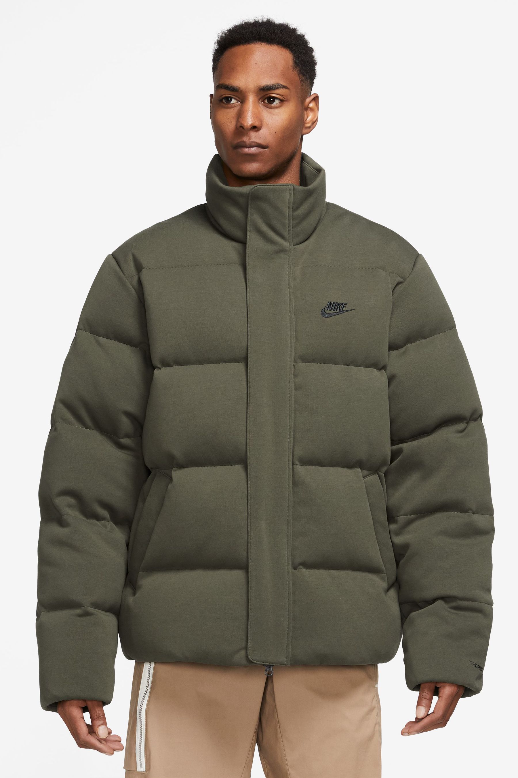 Buy Nike Green Tech Fleece Padded Jacket from Next Lithuania