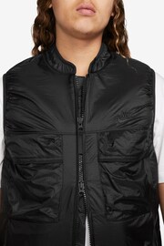 Nike Black Tech Fleece Utility Vest Gilet - Image 3 of 3