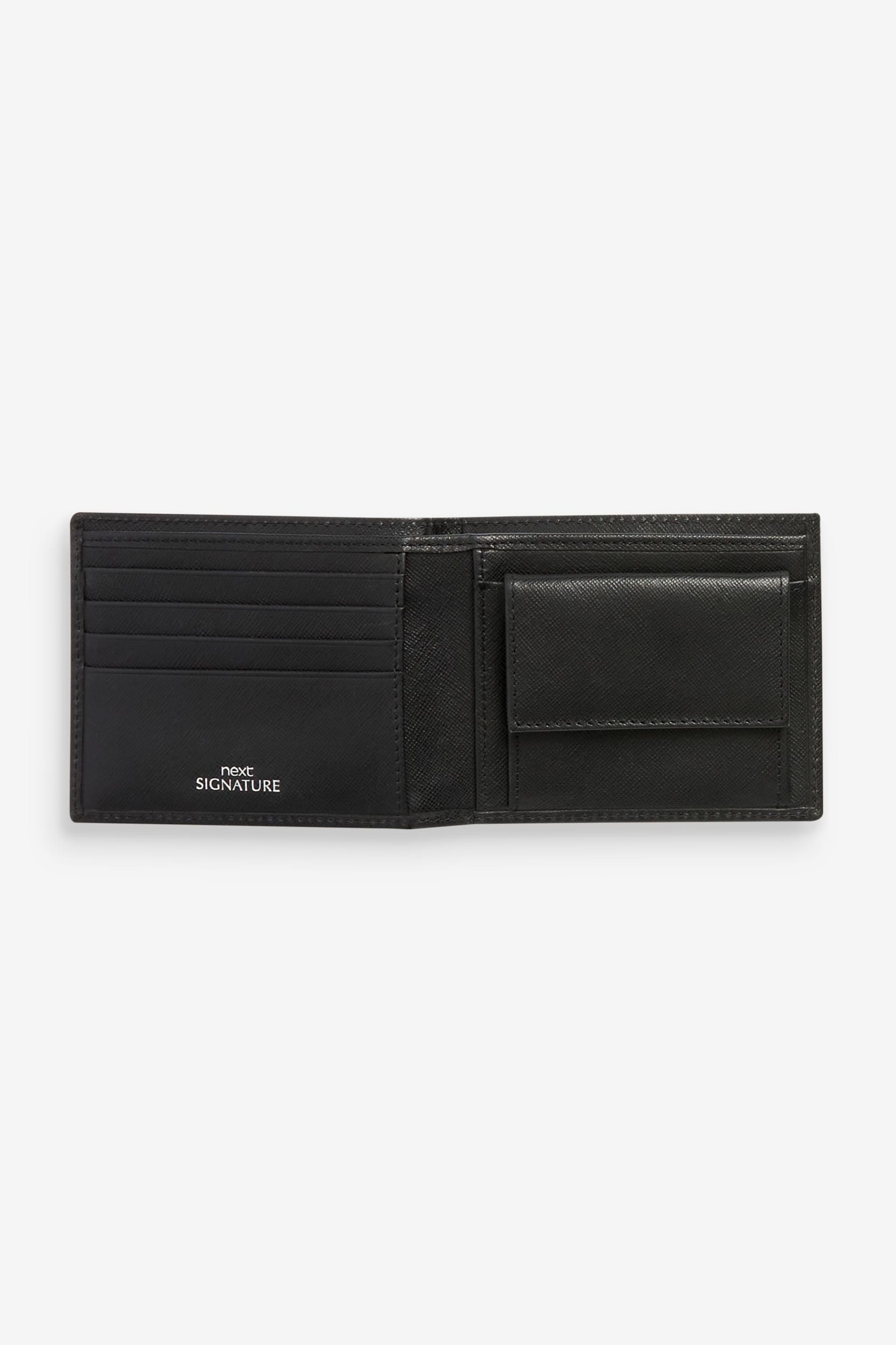 Black Signature Saffiano Leather Wallet - Image 2 of 3