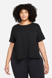 Nike Black Dri-Fit Curve Yoga Top - Image 1 of 4