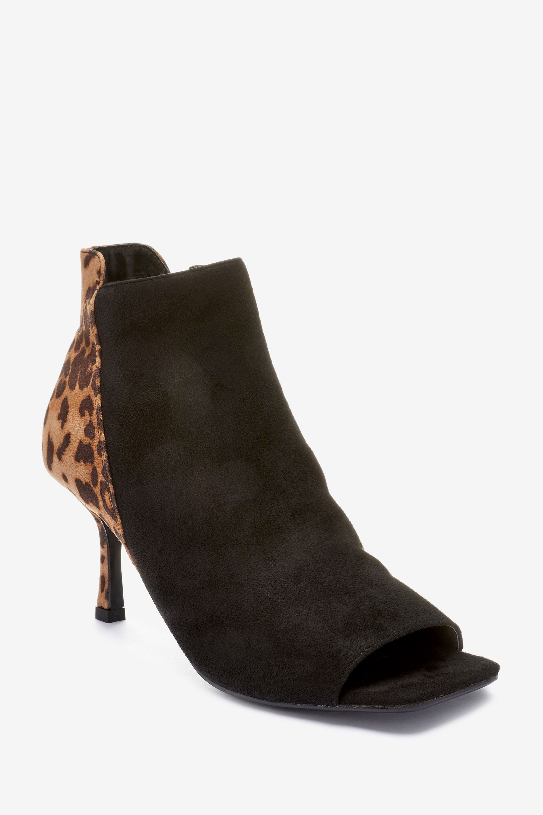 Peep toe shoe boots next sales