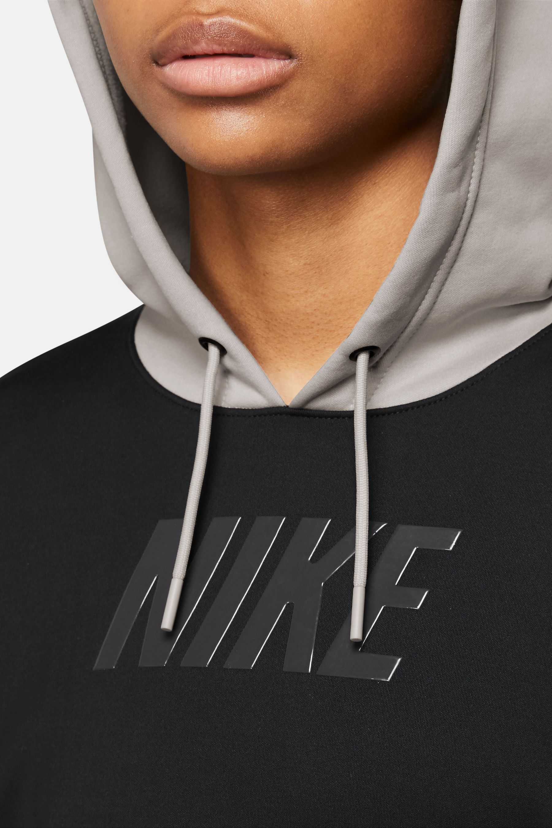 Buy Nike Black Therma Fit Colourblock Hoodie from Next Luxembourg