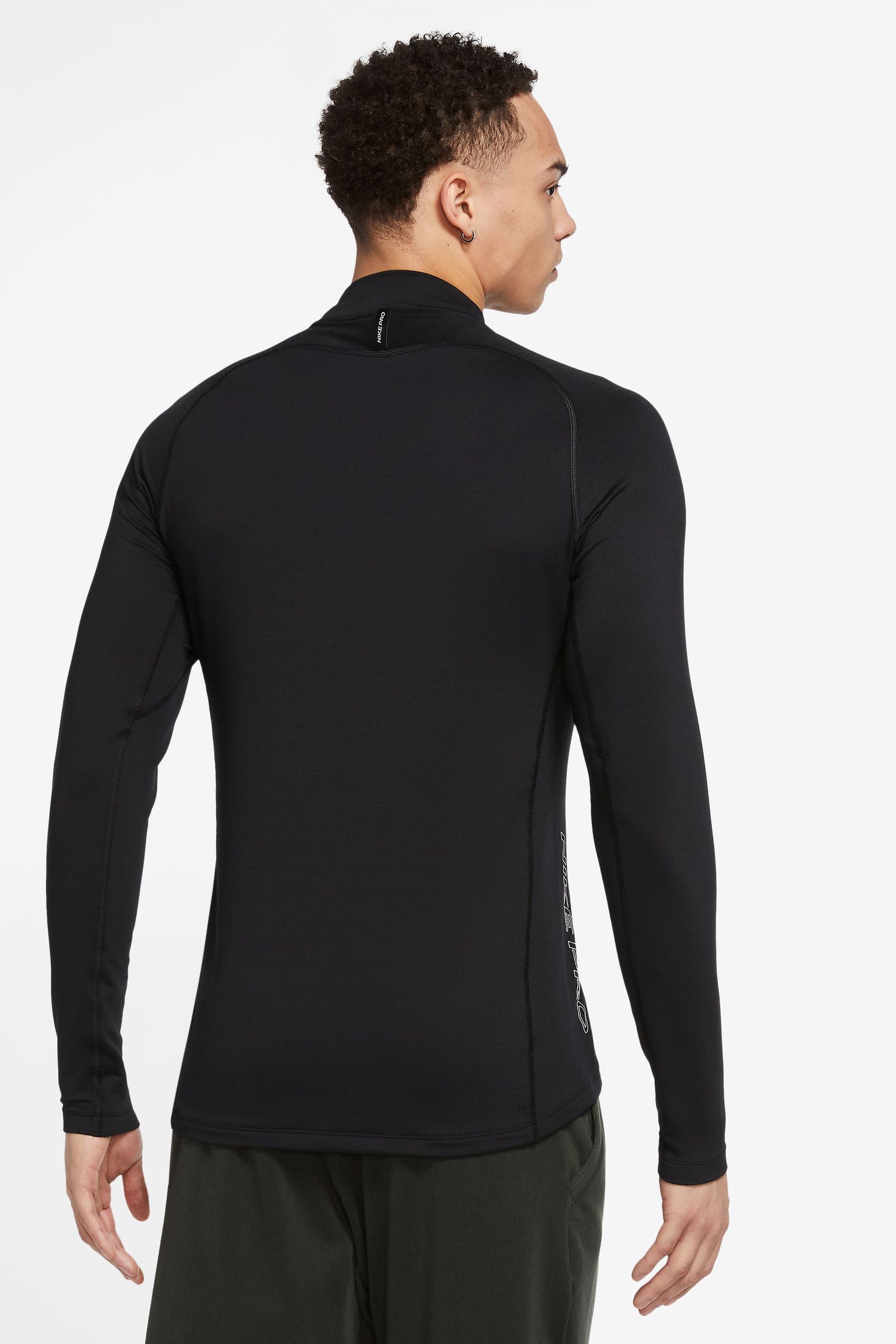 Men's long sleeve training top nike pro warm clearance