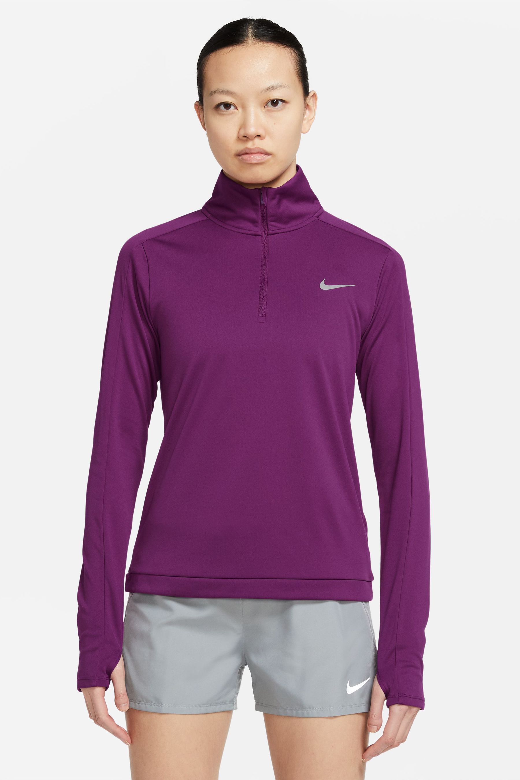 Buy Nike Purple Dri FIT Half Zip Pullover from Next Poland