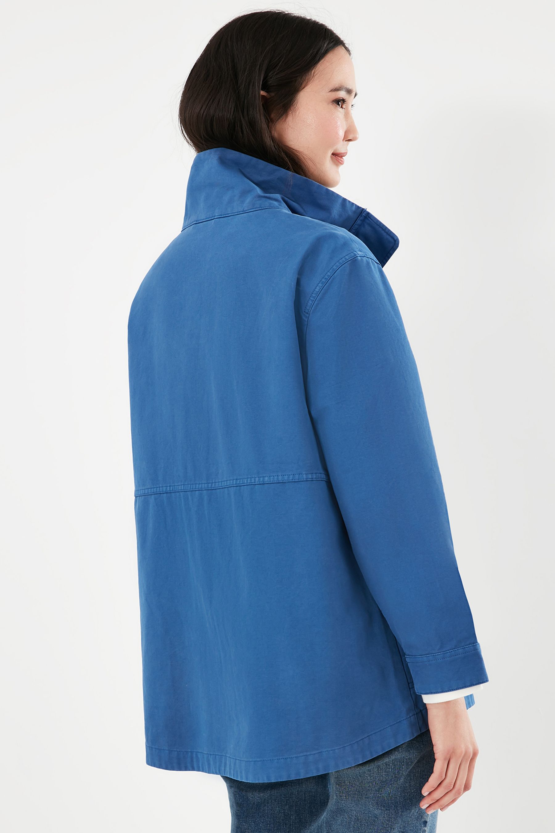 Buy Joules Blue Willow Cotton Coastal Jacket from Next Lithuania