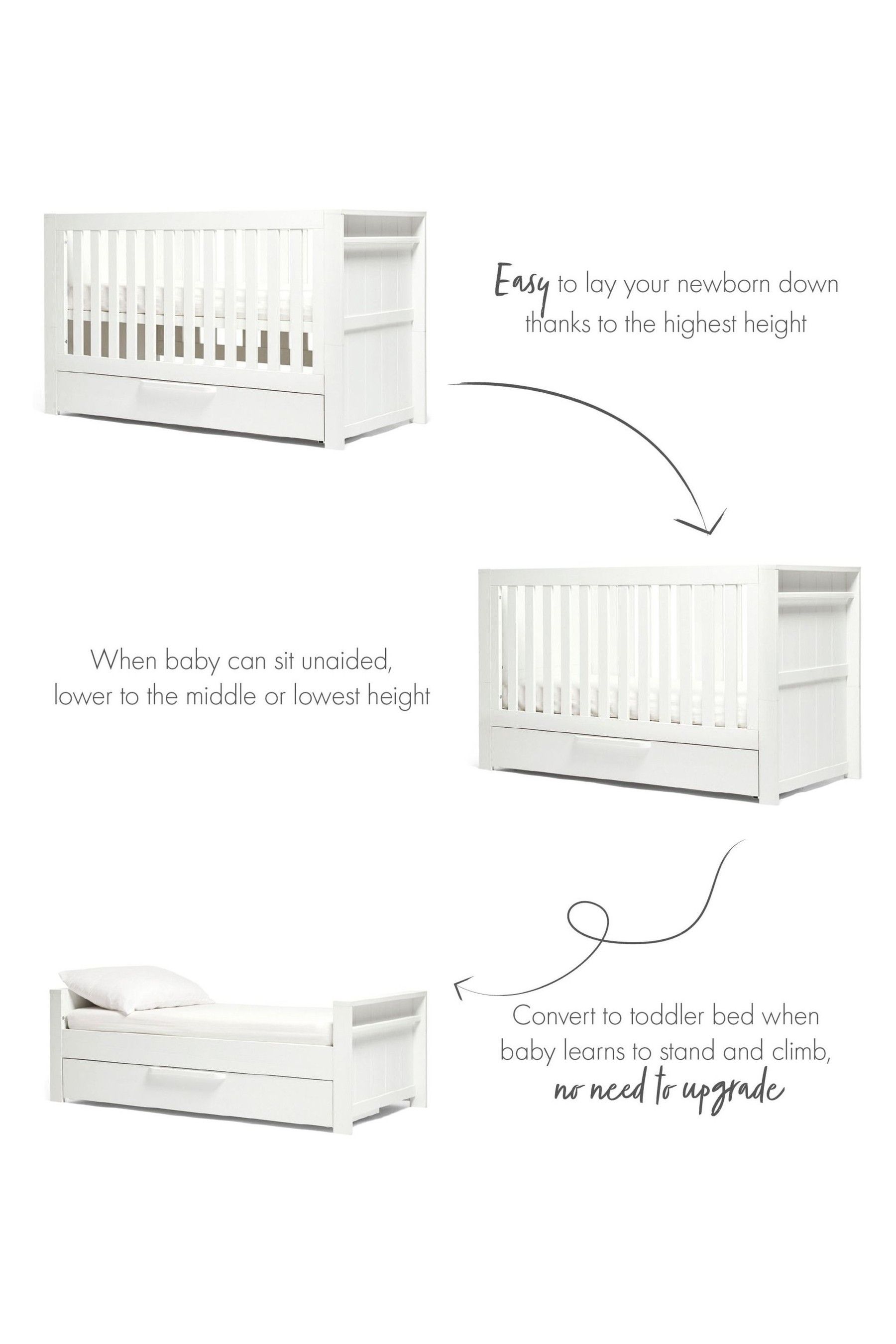 Mamas and papas franklin cot bed clearance