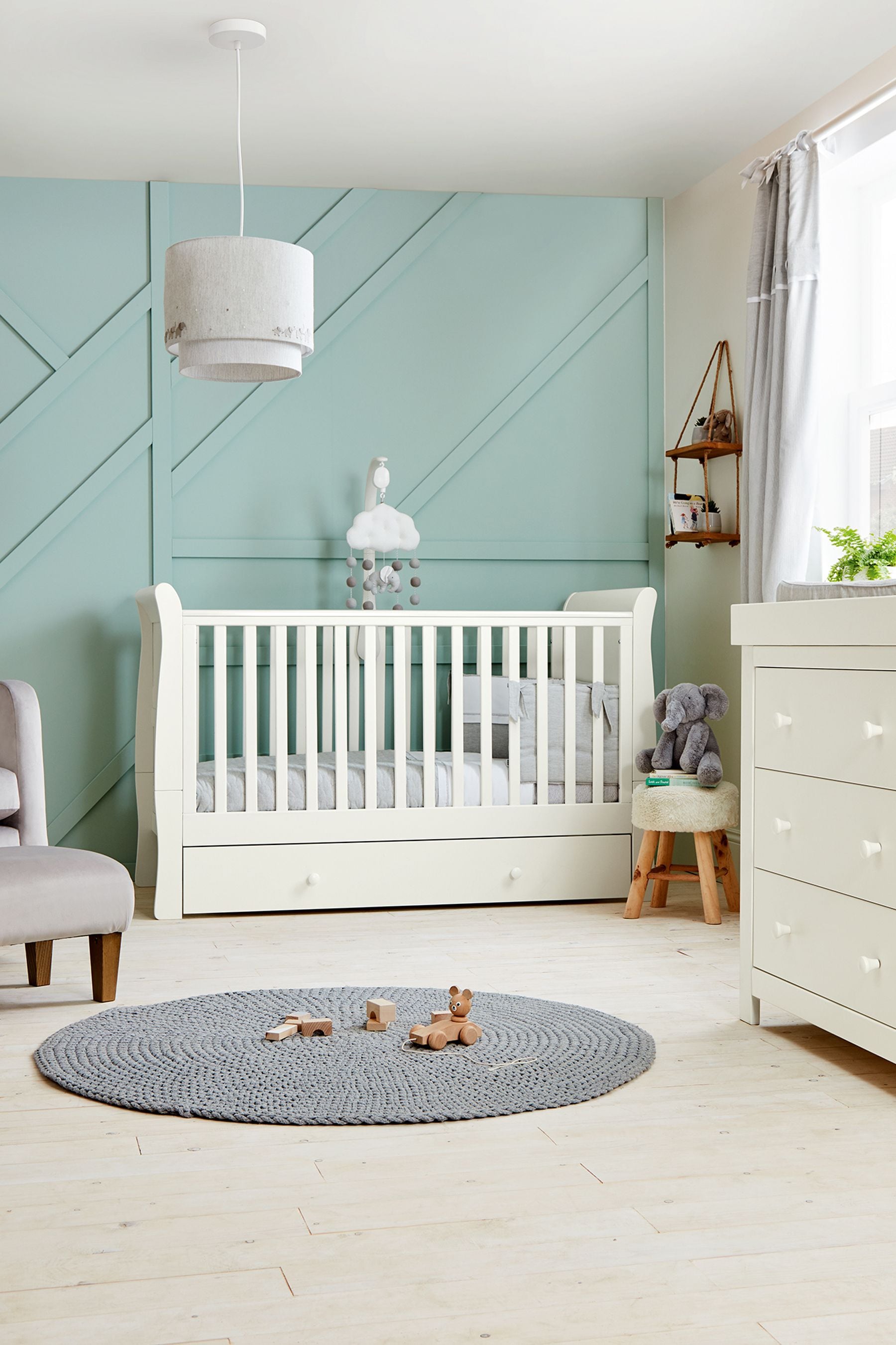 Buy Mamas Papas White Mia 2 Piece Furniture Set from the Next UK online shop