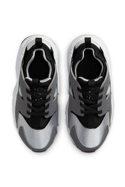 Black/Grey Huarache Run 2.0 Junior Trainers - Image 7 of 10