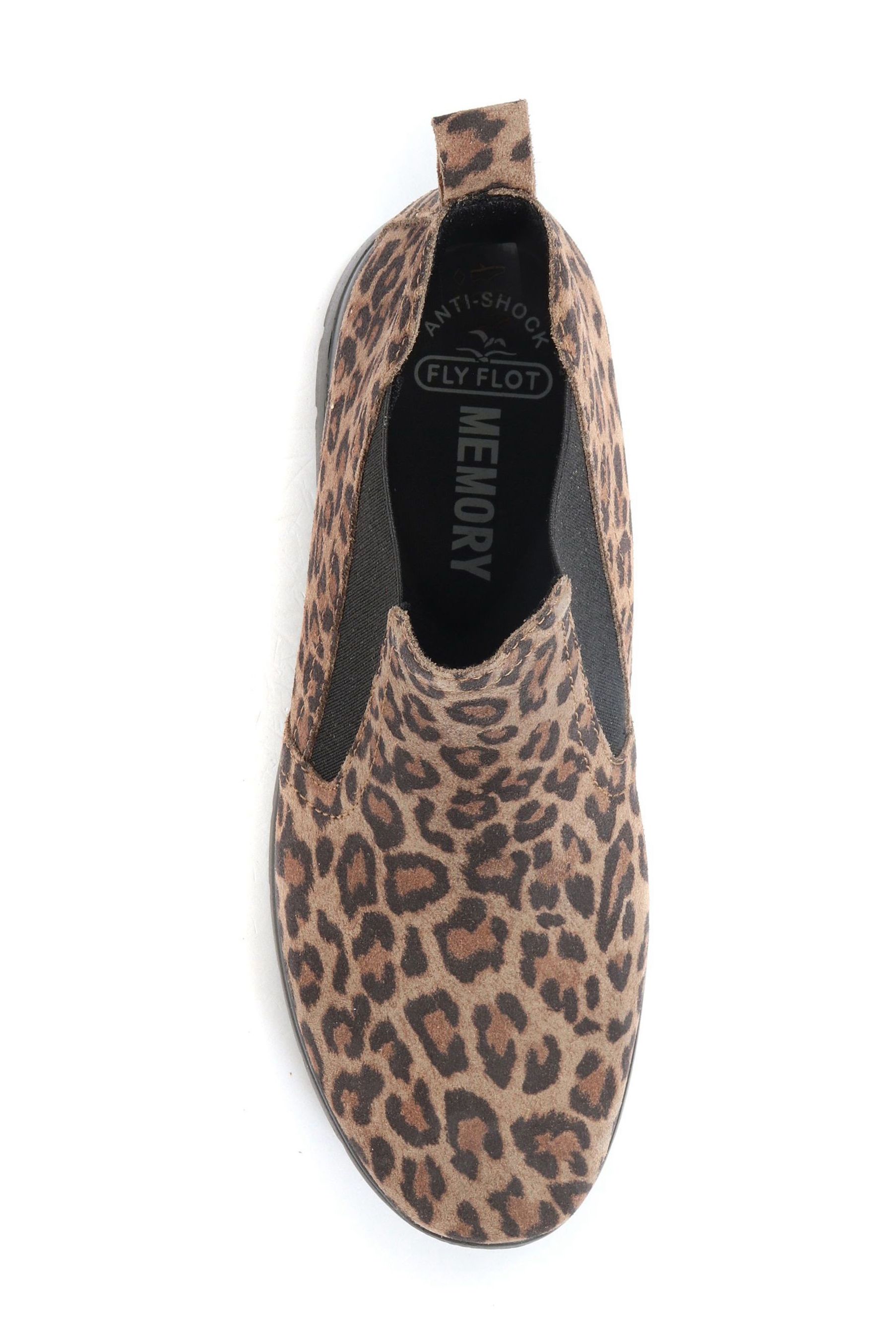 Buy Fly Flot Ladies Wide Fit Leopard Print Chelsea Boots from Next Luxembourg