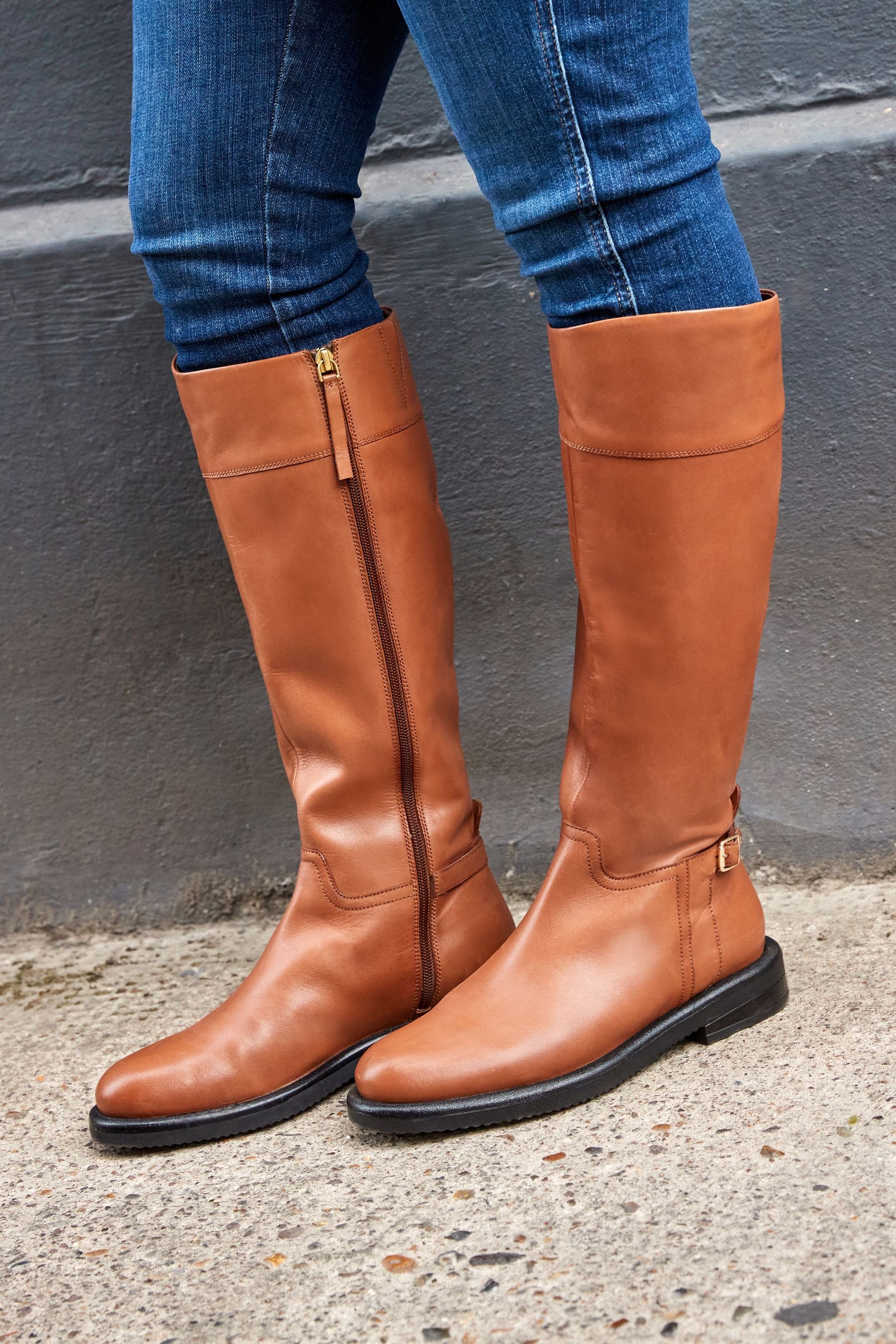 Next tan boots top