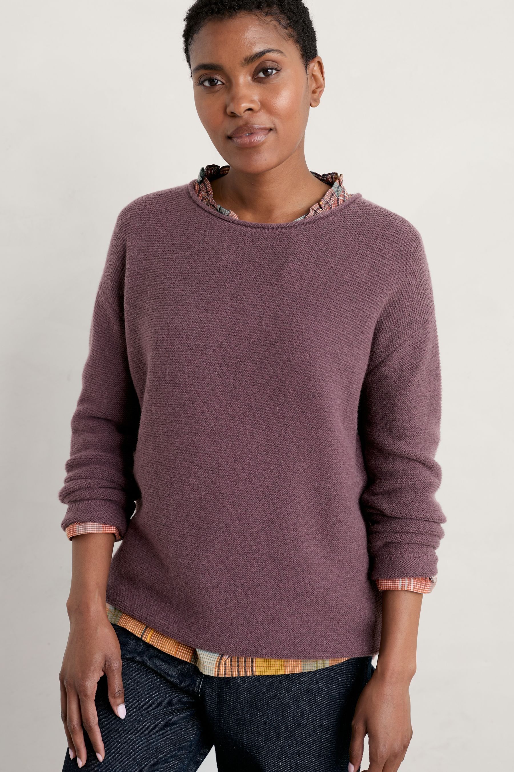 Purple wool jumper new arrivals