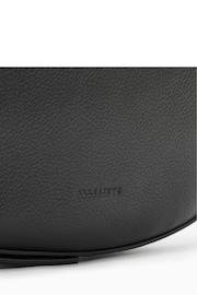 AllSaints Black Half Moon Cross-Body Bag - Image 6 of 7