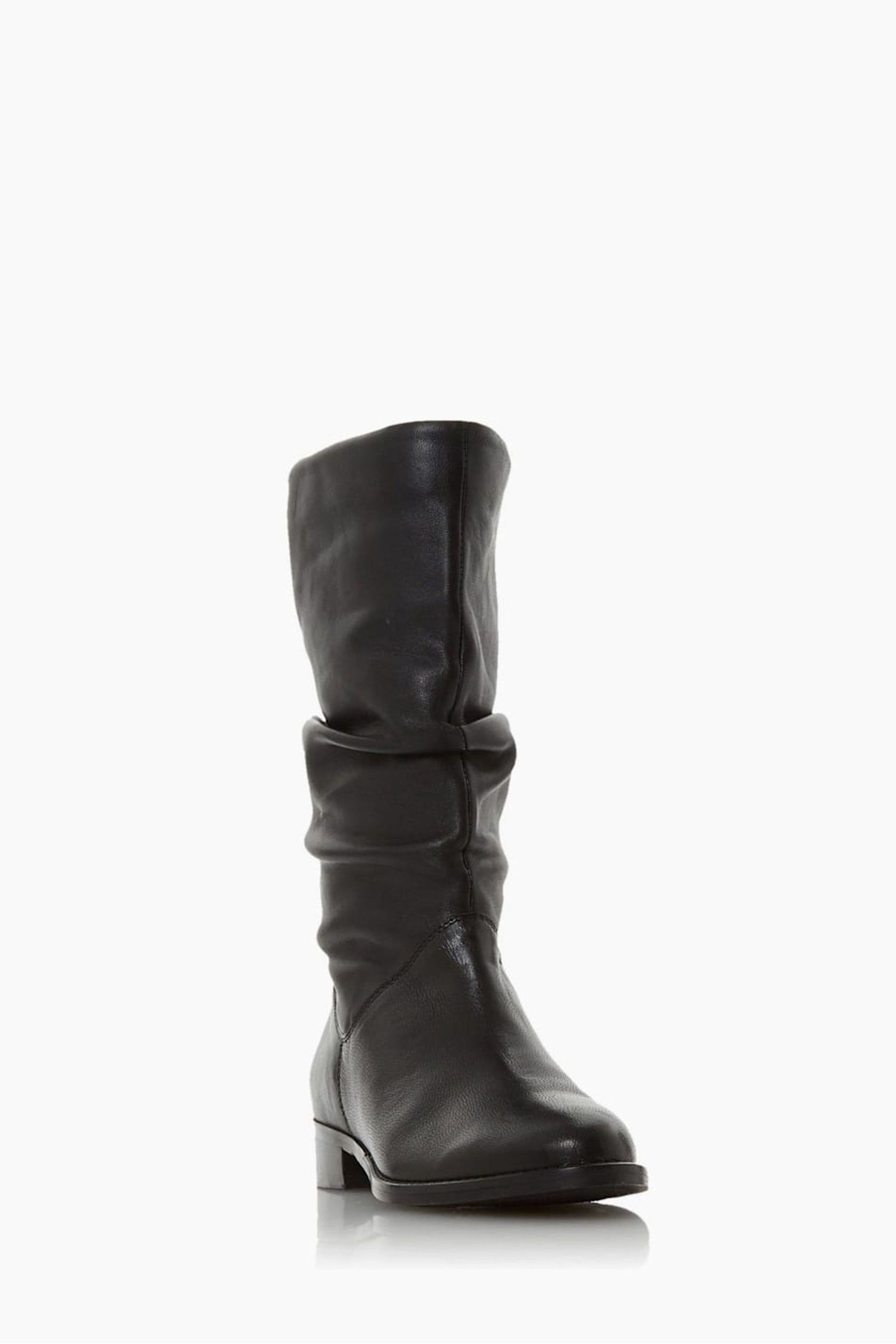 Buy Dune London Rosalindas Wide Fit Ruched Calf Boots from Next Luxembourg