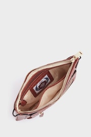 Osprey London The Ruby Leather Cross-Body Cognac Clutch - Image 3 of 6