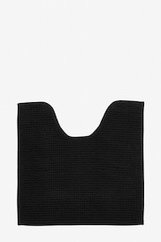 Black Bobble Pedestal Bath Mat - Image 3 of 5