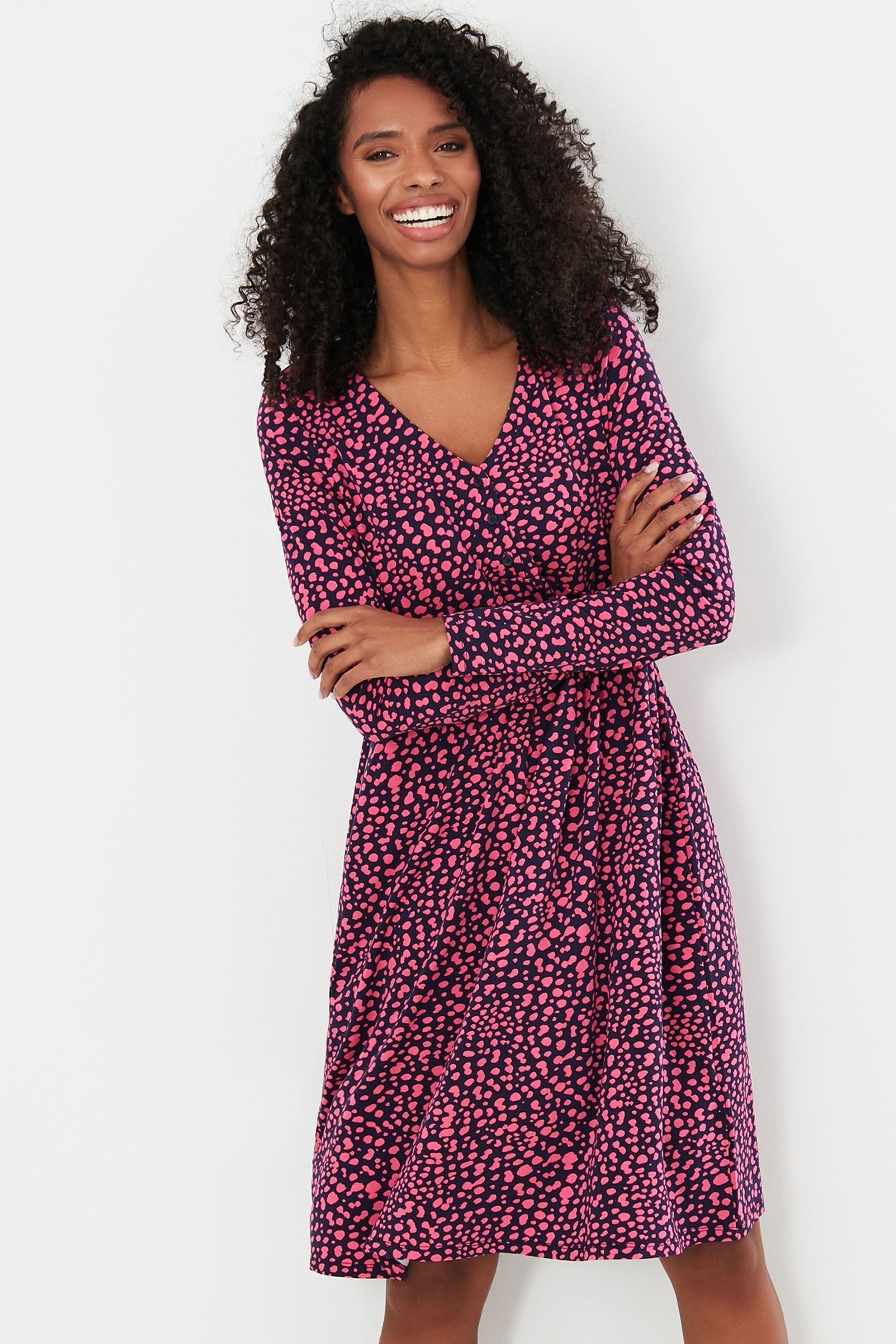 Joules wrap dress best sale