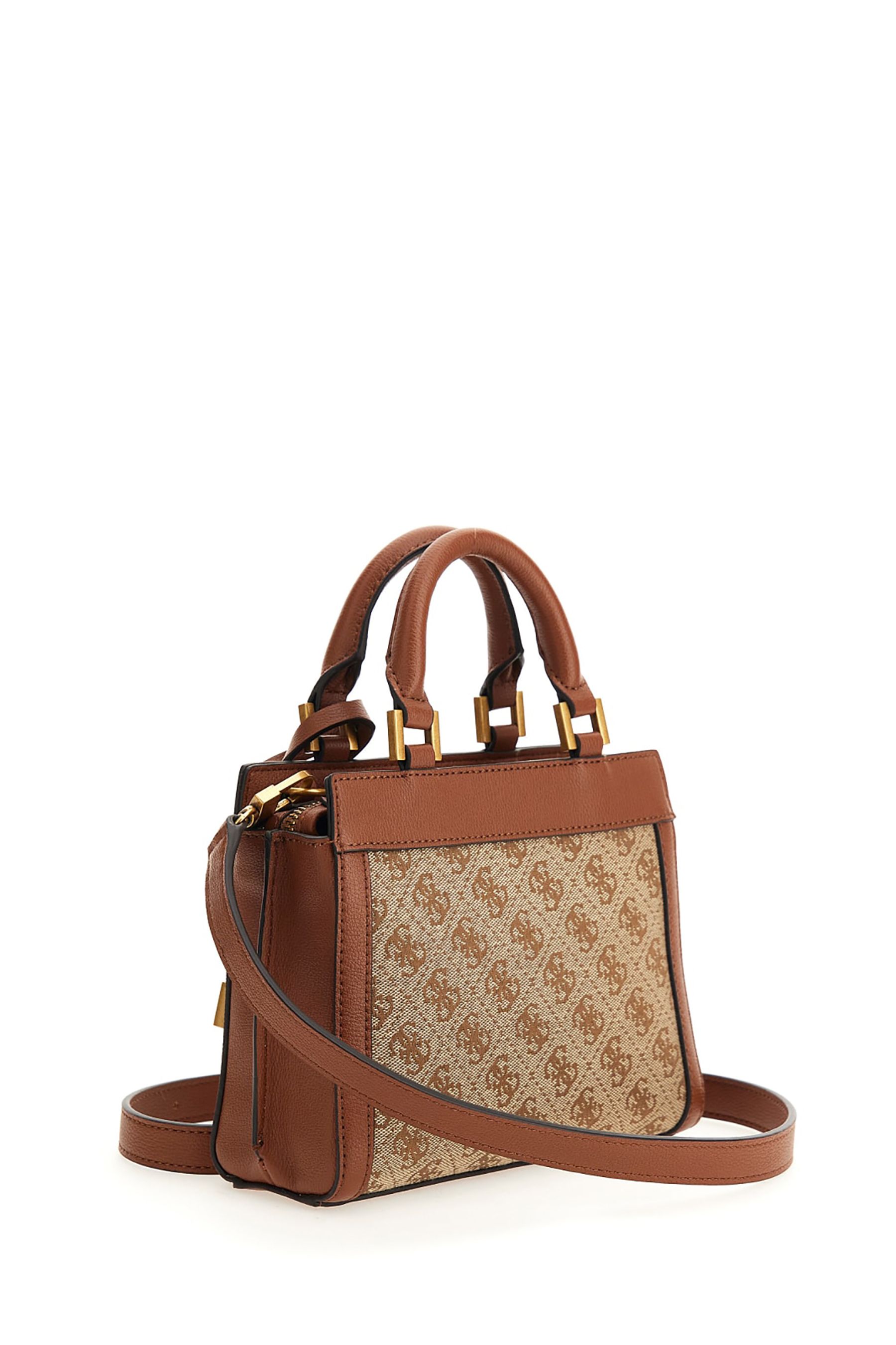 Buy Guess Katey Mini Satchel Brown Bag from Next Luxembourg