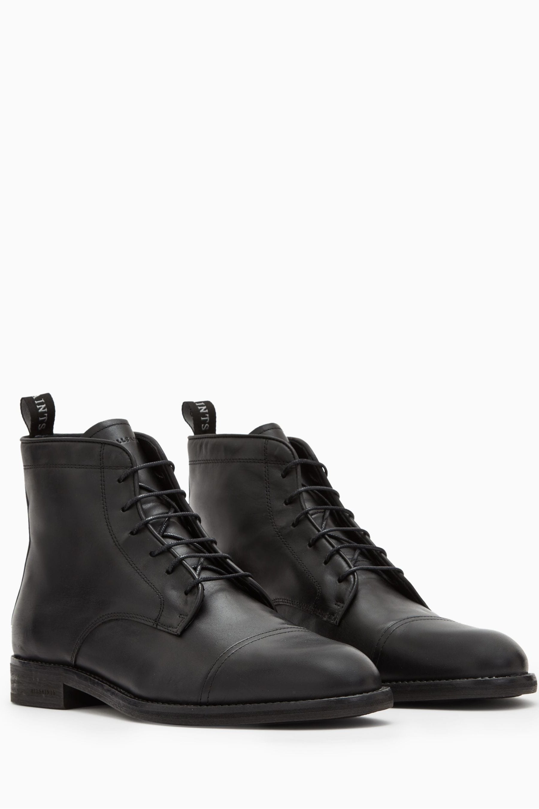 Buy AllSaints Black Harland Boots from Next Luxembourg