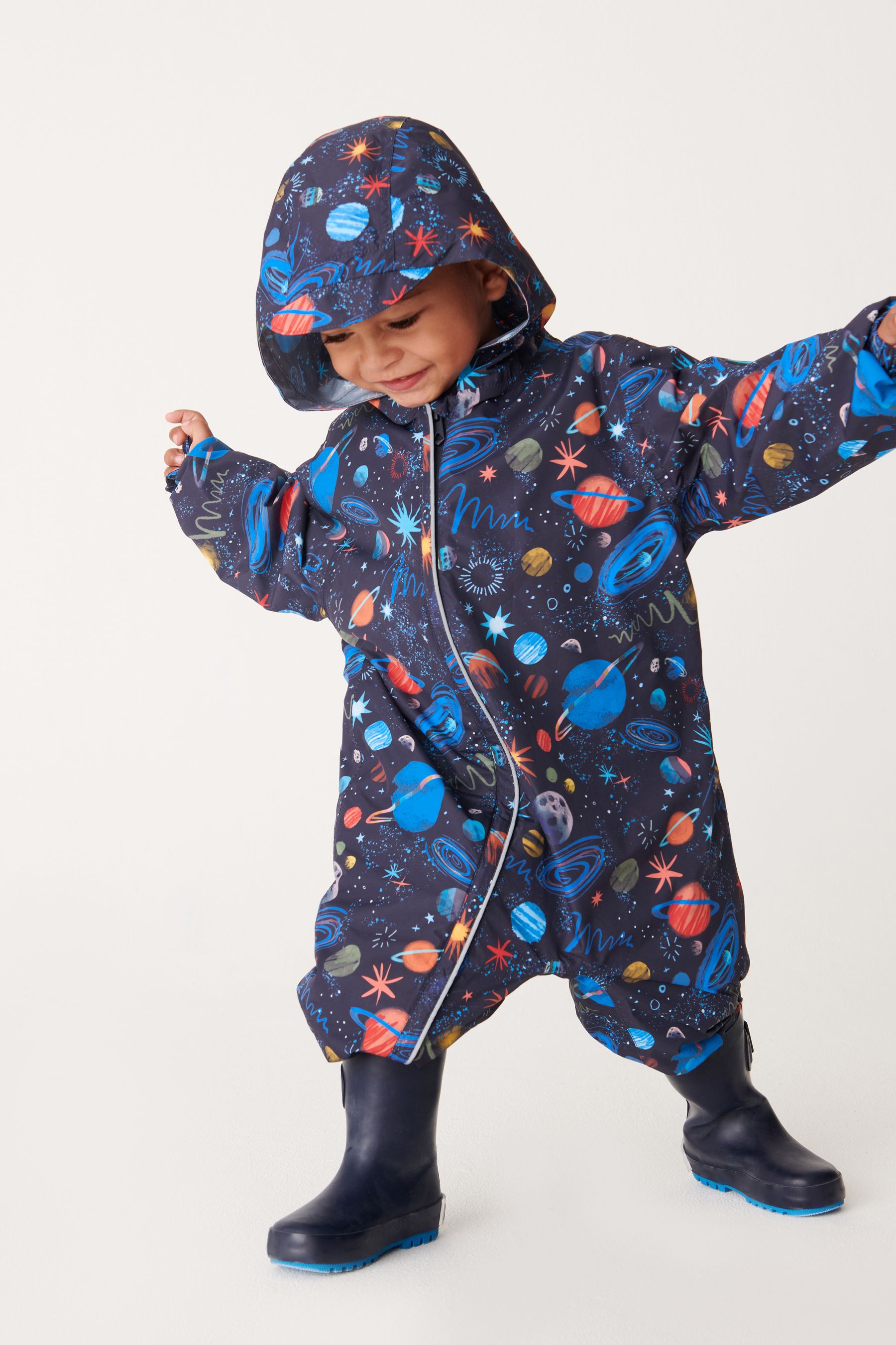 Buy Paul Smith Junior Boys Waterproof 3 in 1 Space Print Puddlesuit from Next Luxembourg