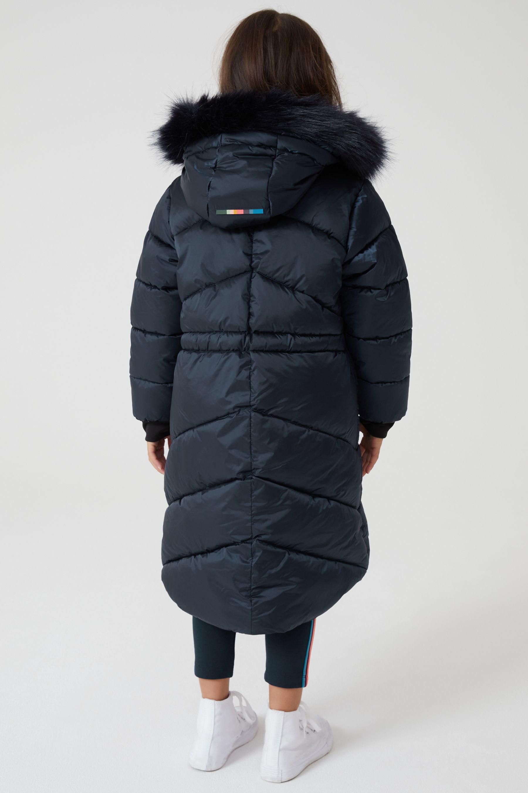 Buy Paul Smith Junior Girls Shower Resistant Navy Parka Coat from Next Luxembourg