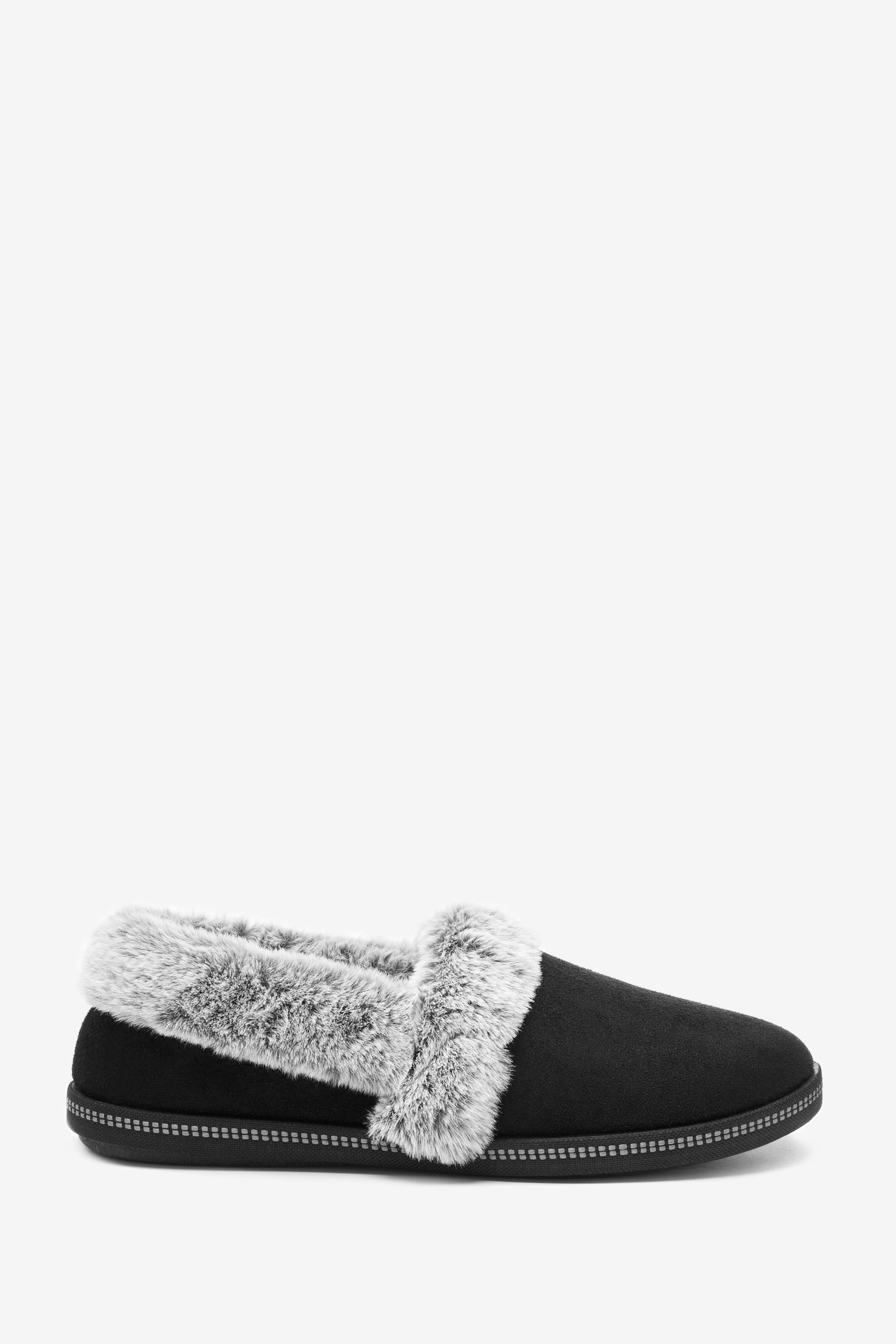 Skechers Black Cosy Campfire Team Toasty Womens Slippers - Image 1 of 4
