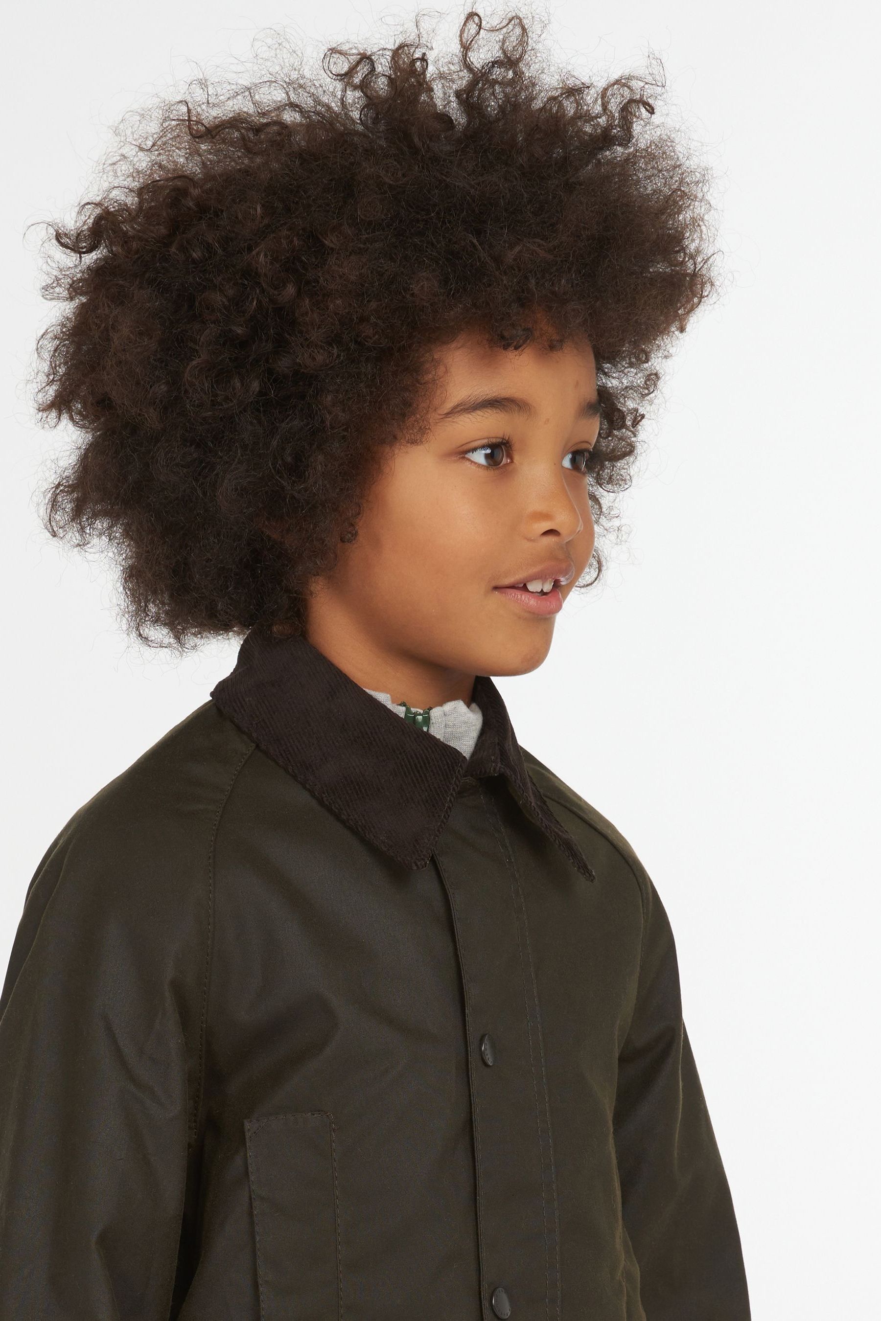 Barbour beaufort kids Green outlet